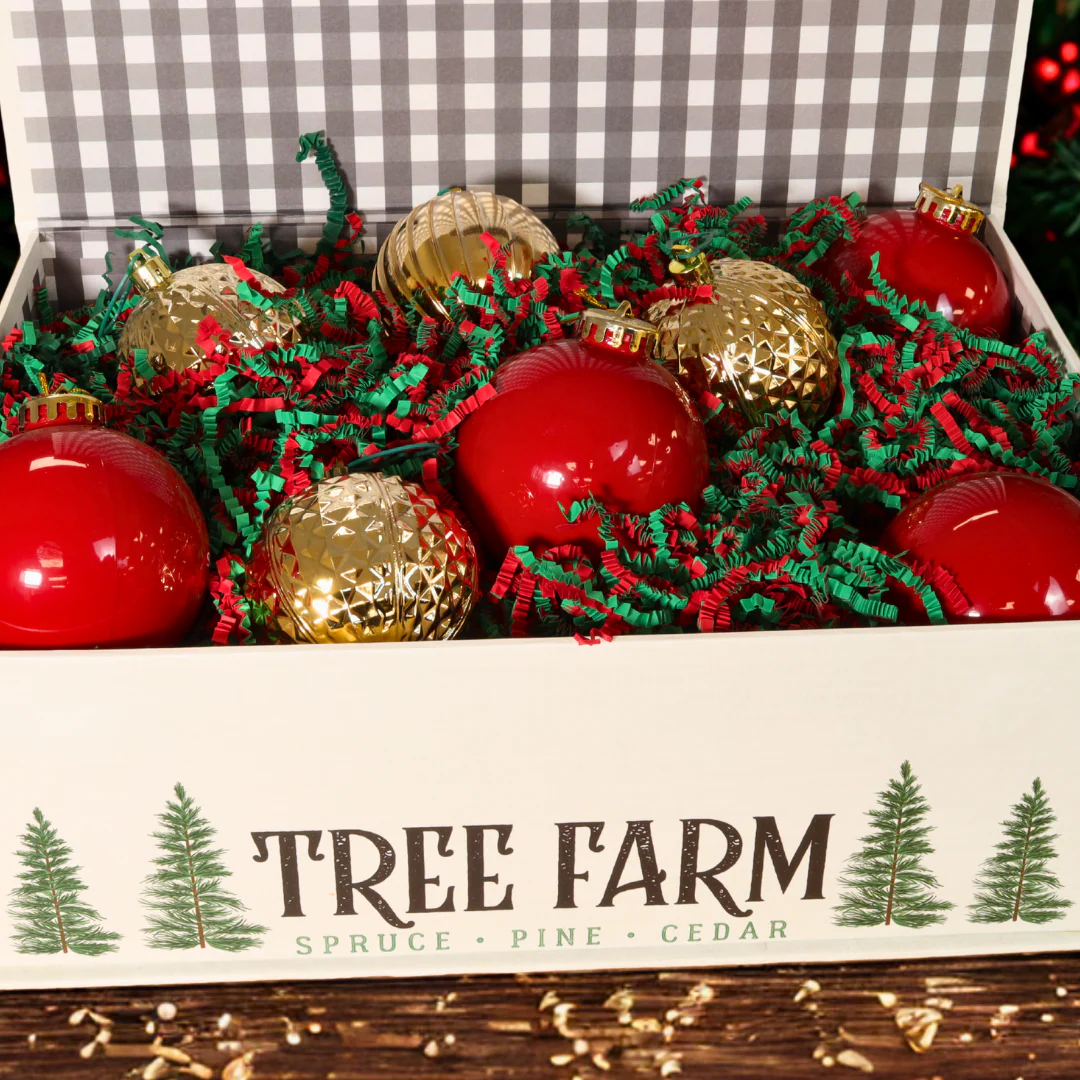 Christmas Crinkle Paper | Premium Crinkle Cut Shredded Paper for Holiday Gifts & Packaging