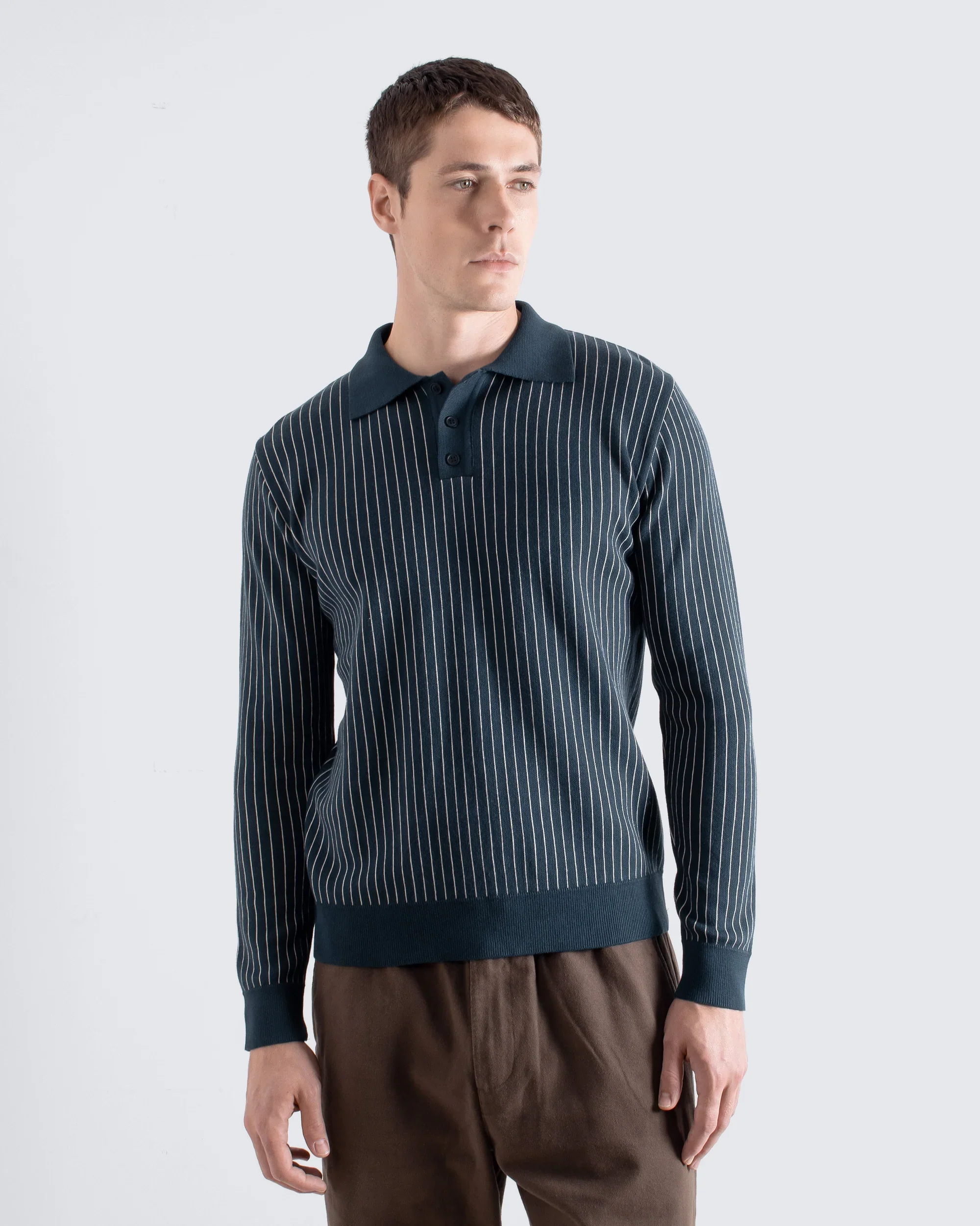 BENNY KNIT POLO - NAVY