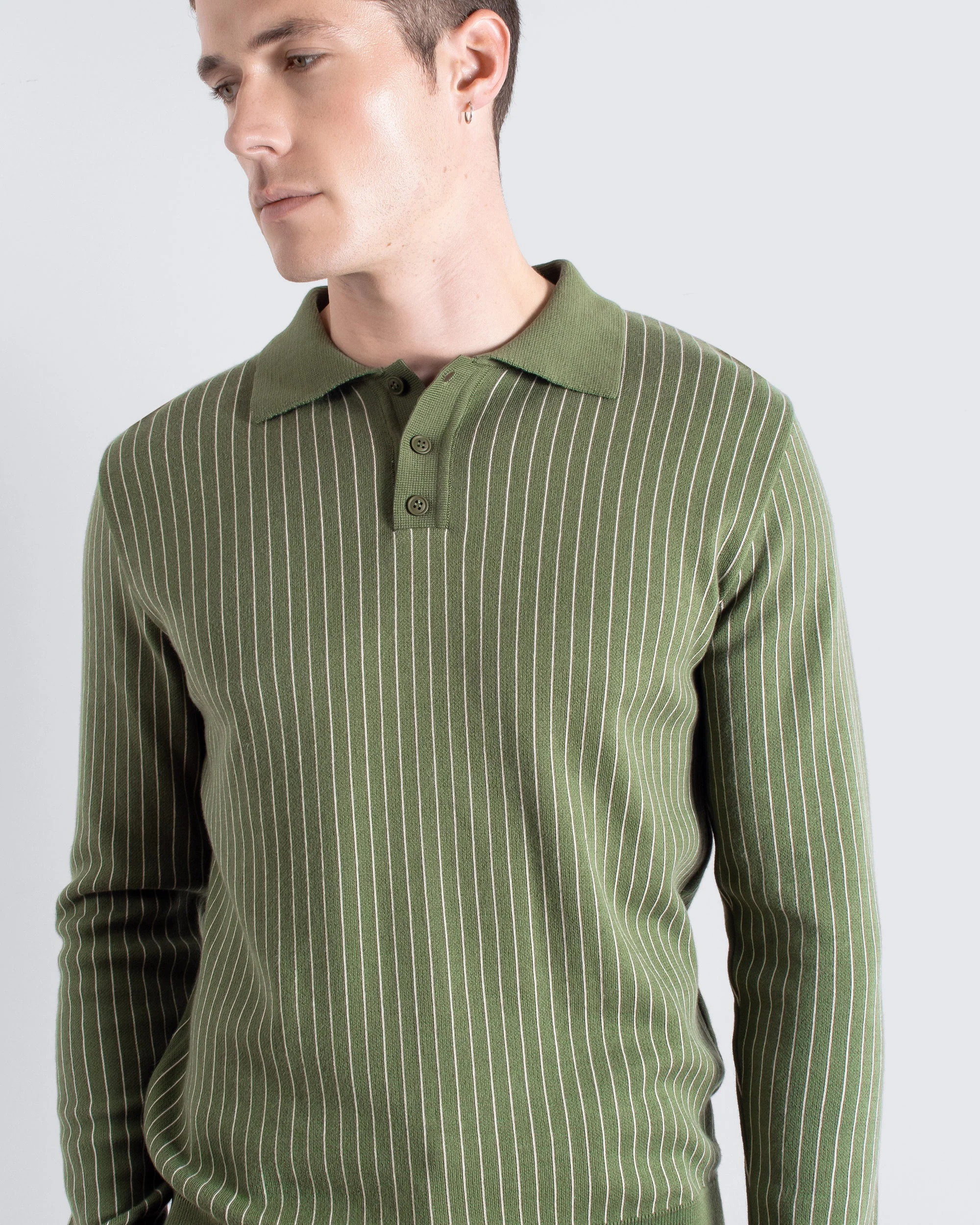 BENNY KNIT POLO - GREEN