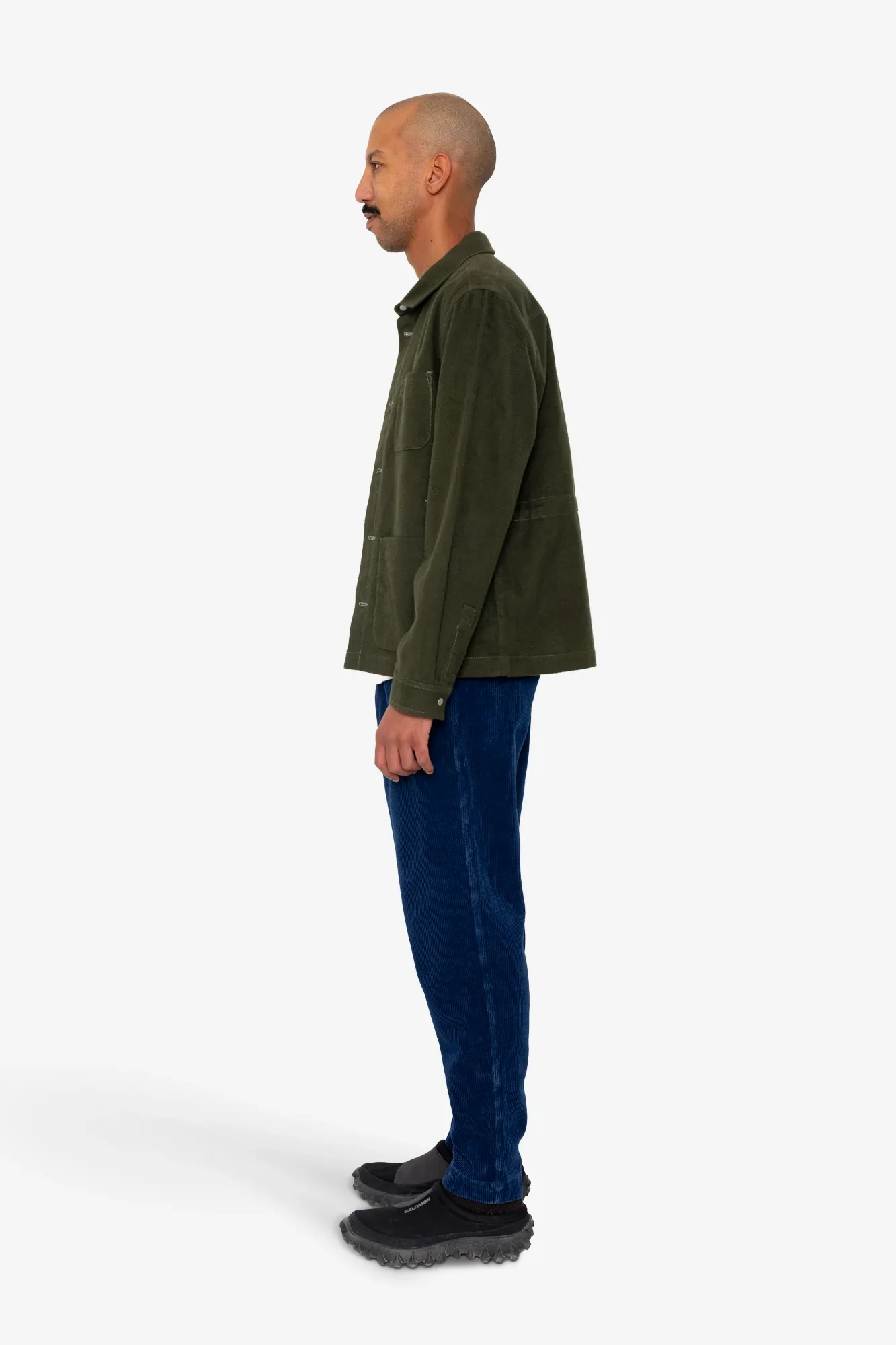 ASSEMBLY JACKET - DARK OLIVE MOLESKINE