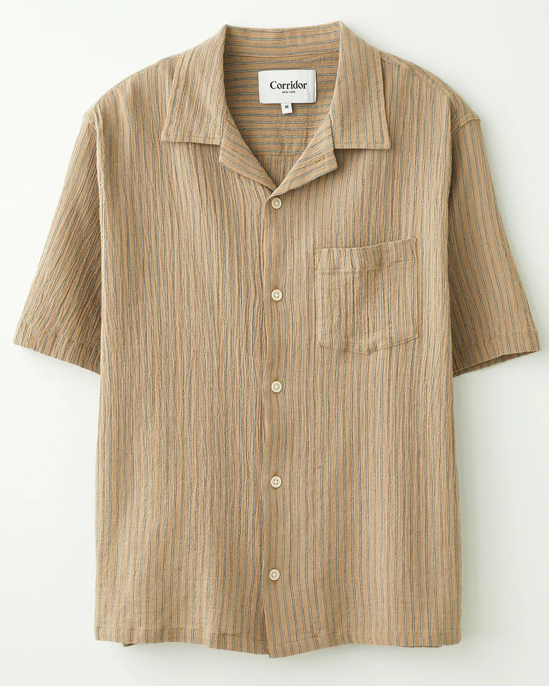 HIGH TWIST STRIPE SS CAMP