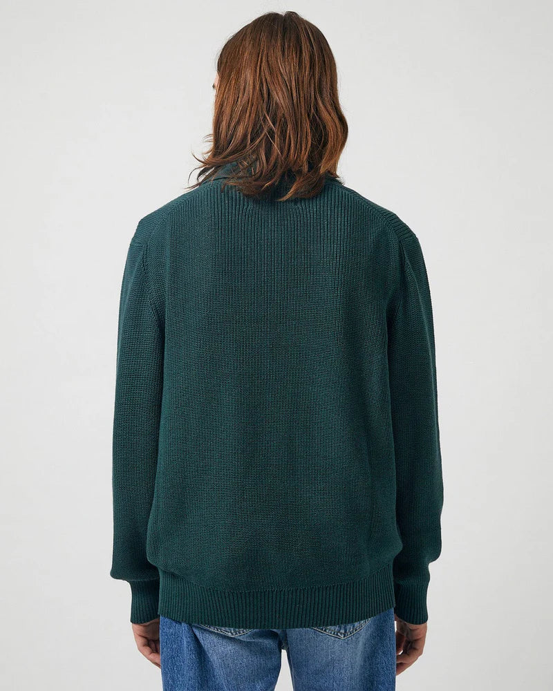 LS SLOUCHY POLO - GREEN