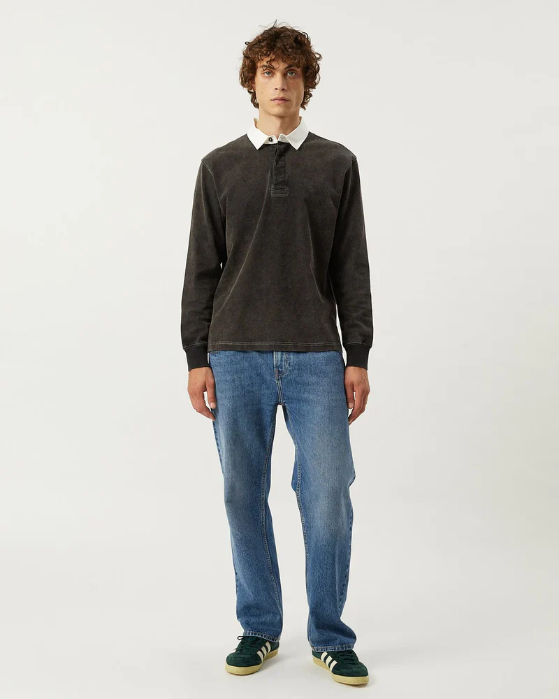 RUGBY LONG SLEEVE - BLACK