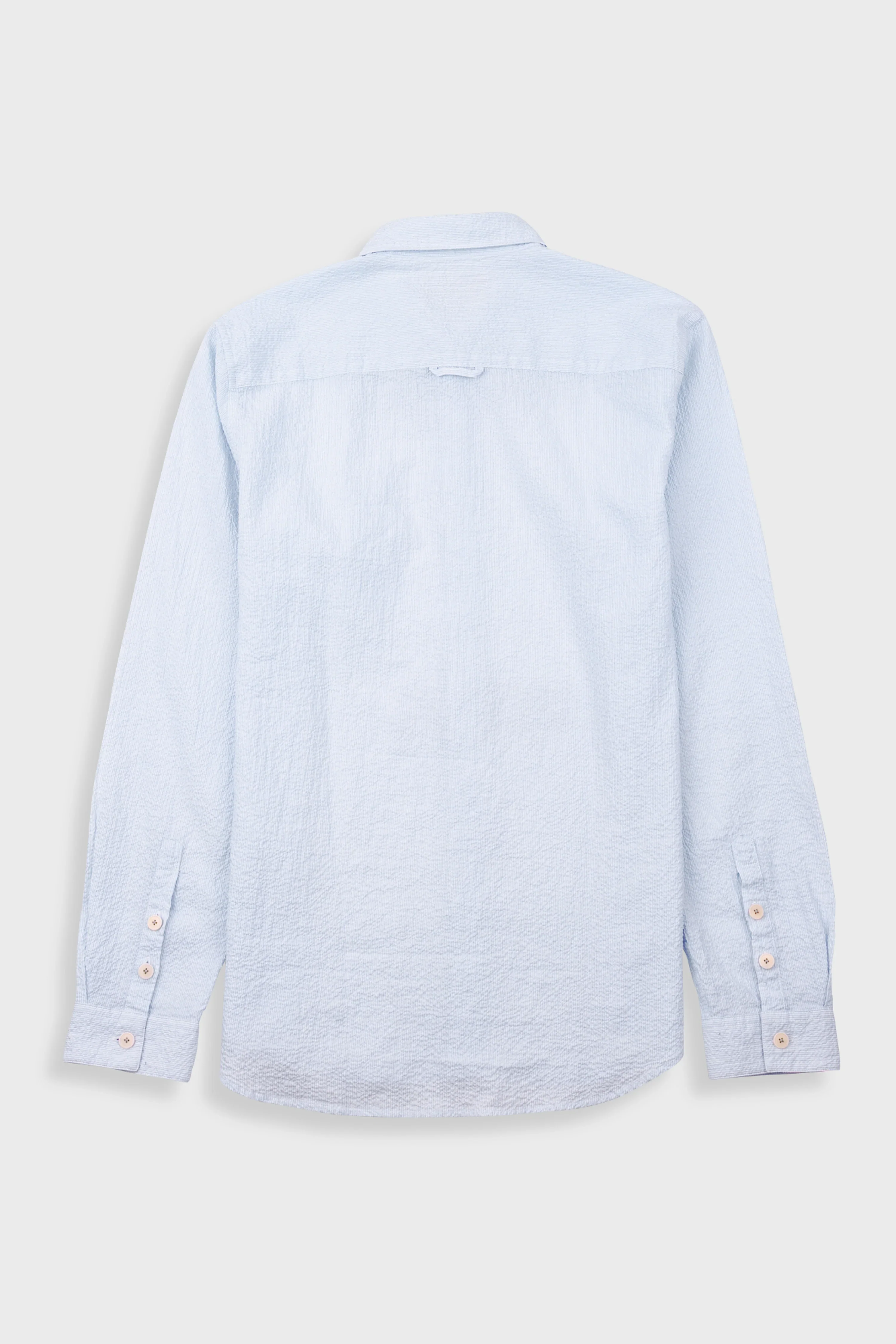 RELAXED FIT SHIRT - BLUE MICROSTRIPE