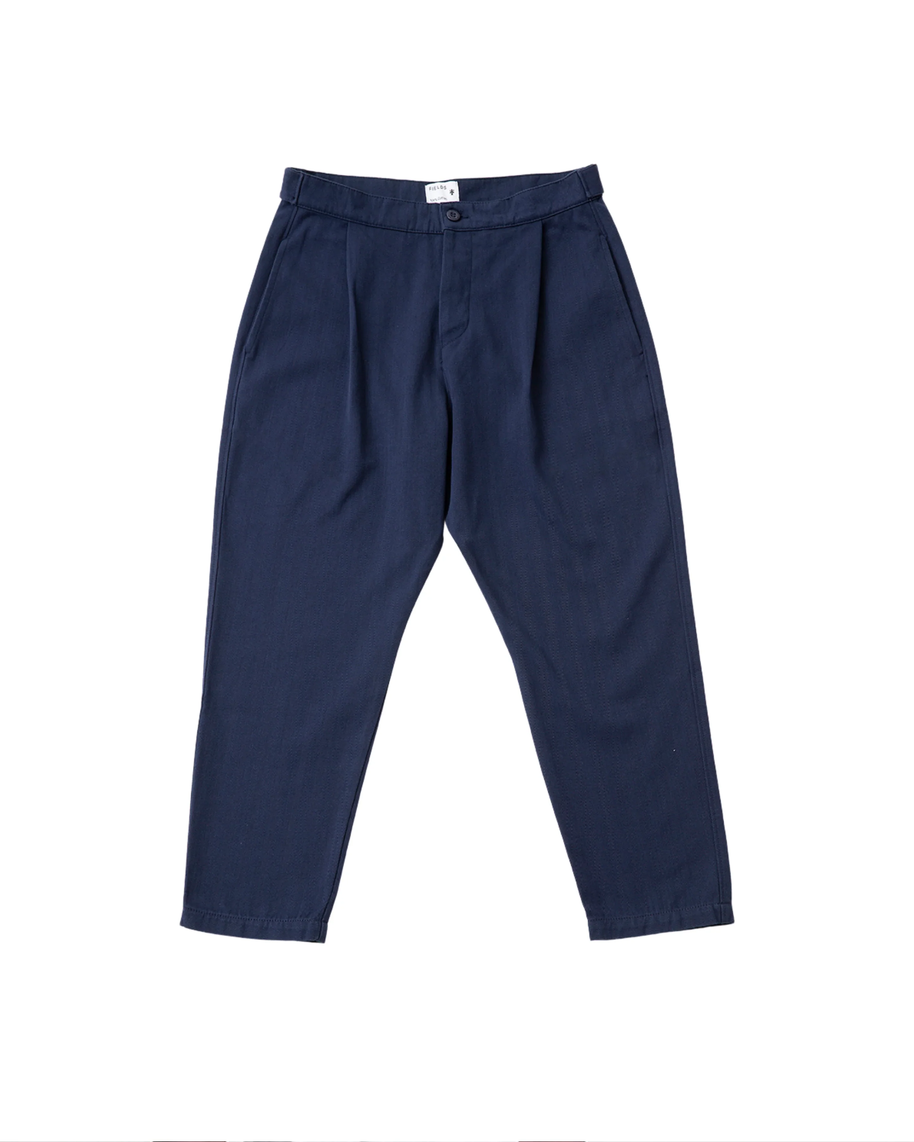 COTTON WEEKEND TROUSER - NAVY