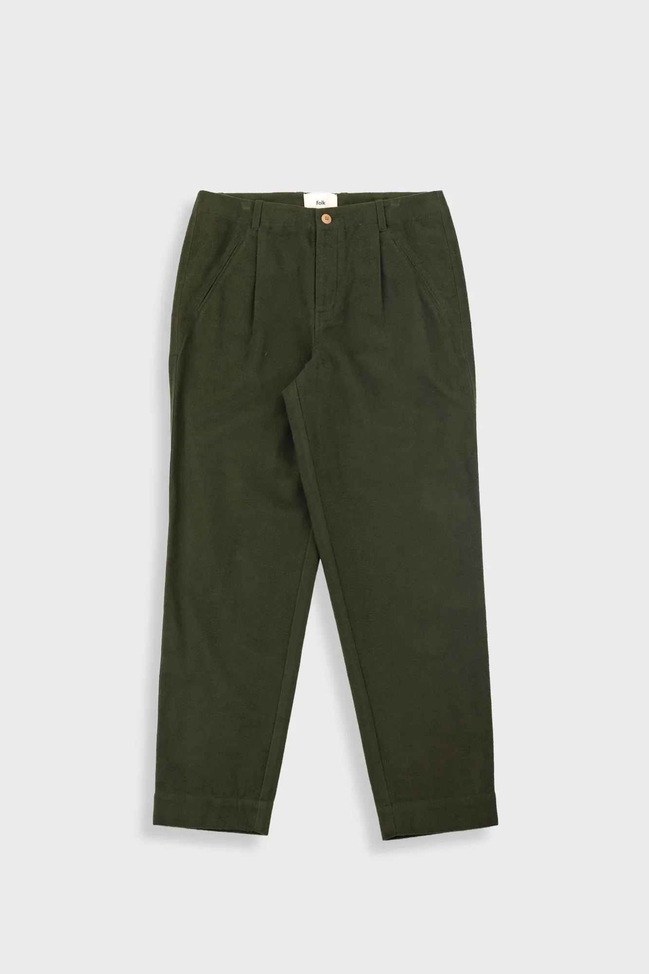 ASSEMBLY PANT - DARK OLIVE MOLESKIN
