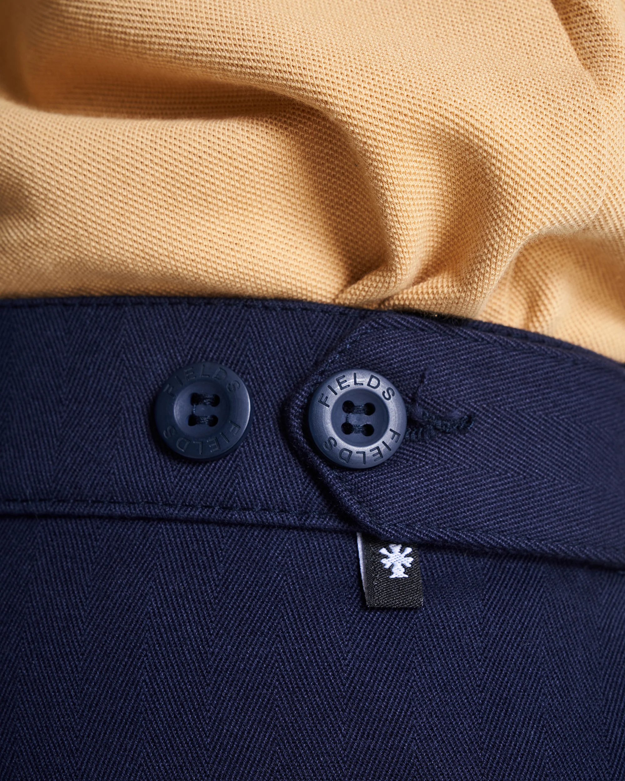 COTTON WEEKEND TROUSER - NAVY