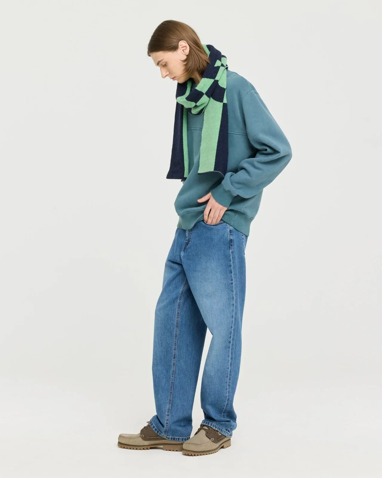 PARK AVENUE SWEATER - DARK GREEN