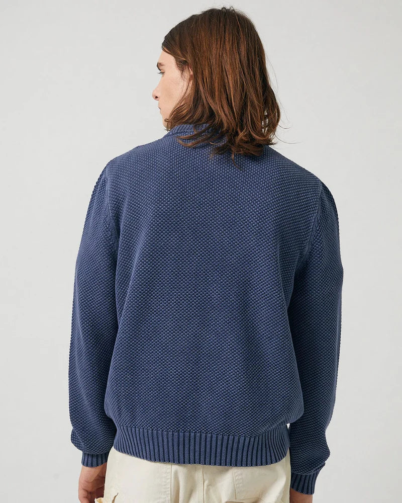 POCKET CREWNECK - NAVY