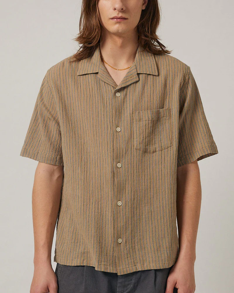 HIGH TWIST STRIPE SS CAMP