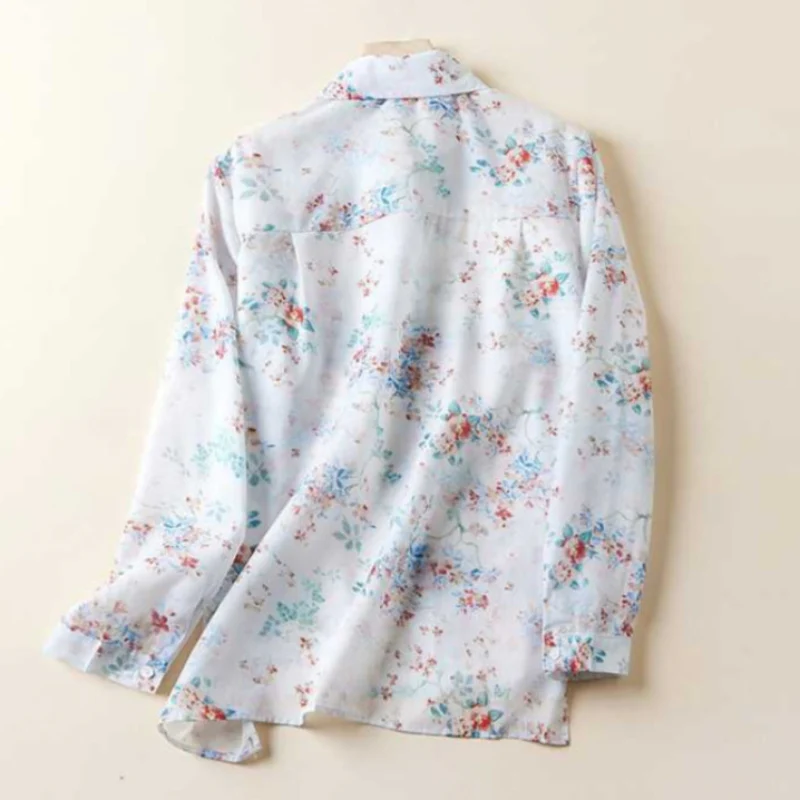 FLORAL SILK SHIRT
