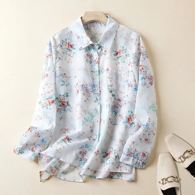 FLORAL SILK SHIRT
