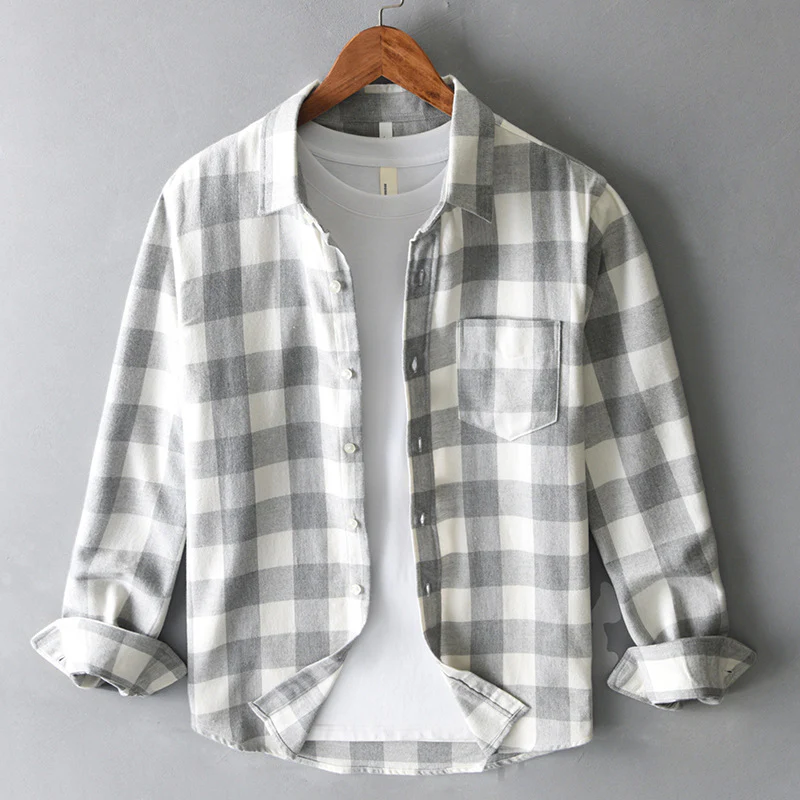 BLACK & WHITE CHECKERED SHIRT