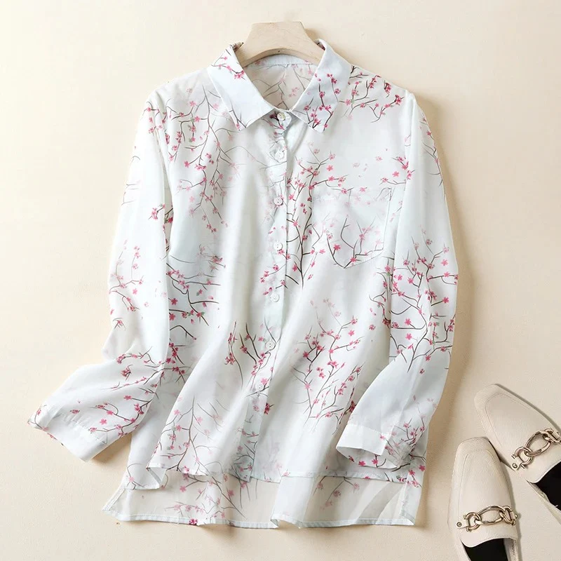 FLORAL SILK SHIRT