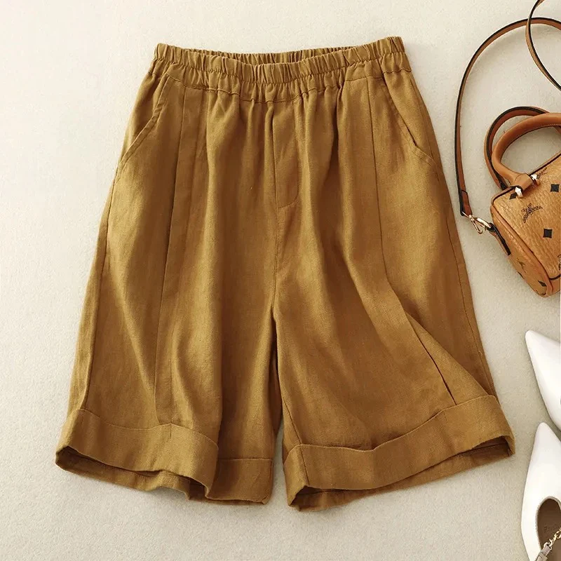 VIBENVEINS LINEN SHORTS