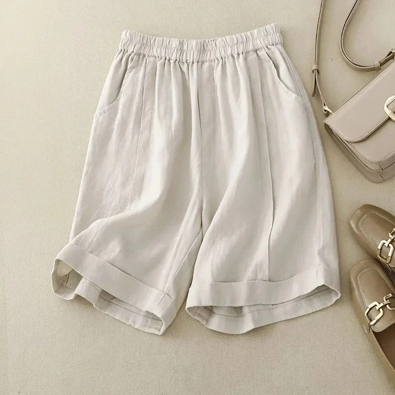 VIBENVEINS LINEN SHORTS