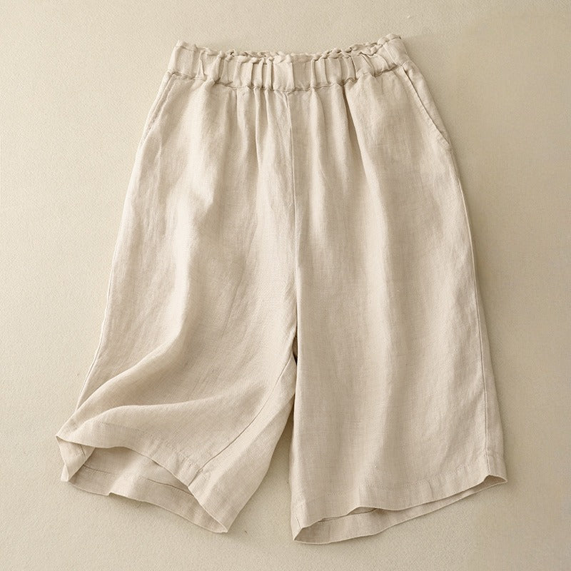 VIBENVEINS LINEN SHORTS