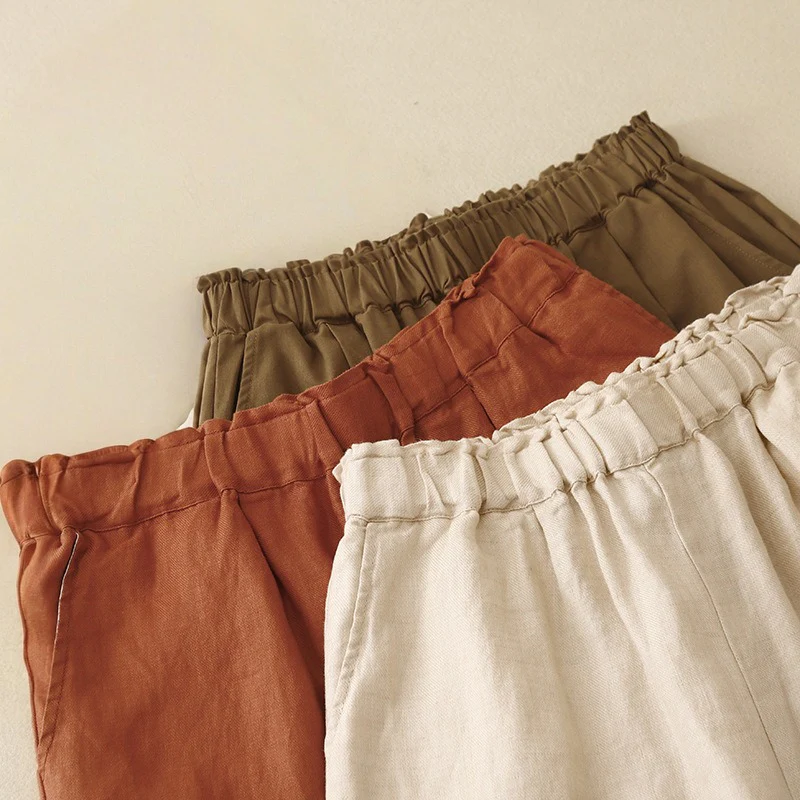 VIBENVEINS LINEN SHORTS