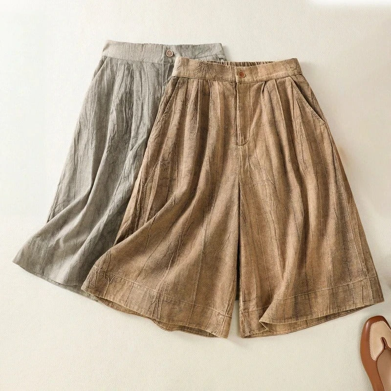 VIBENVEINS LINEN SHORTS