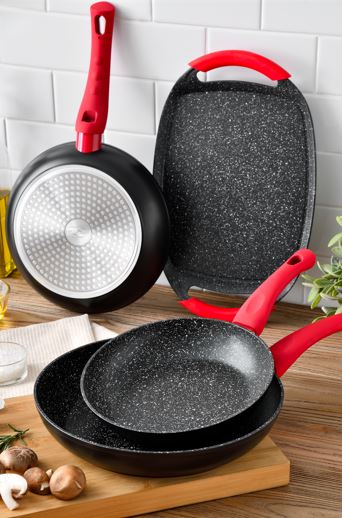 SET 2 SARTENES ALUMINIO FORJADO TOLEDO