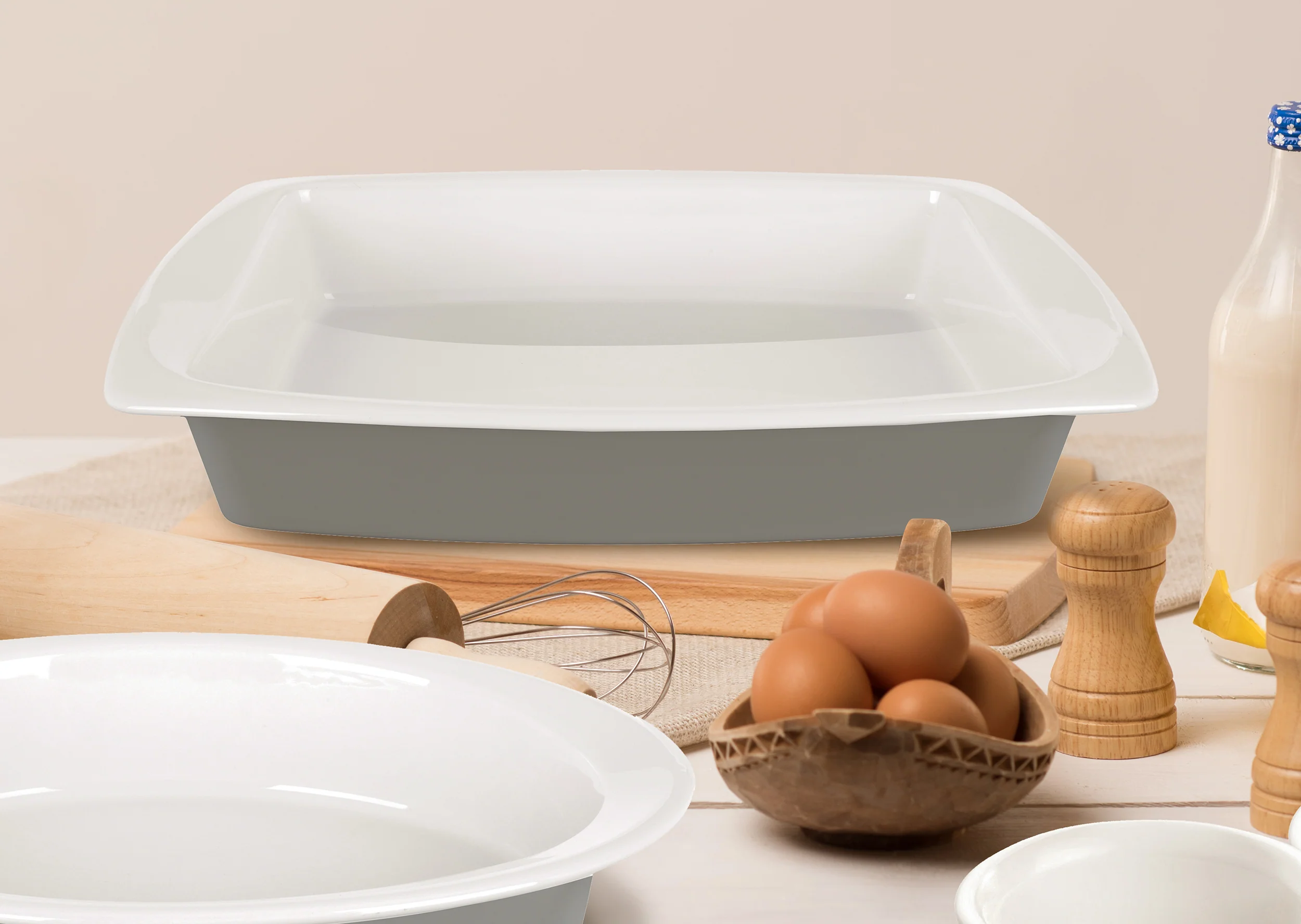 FUENTE CUADRADA 30CM GRES