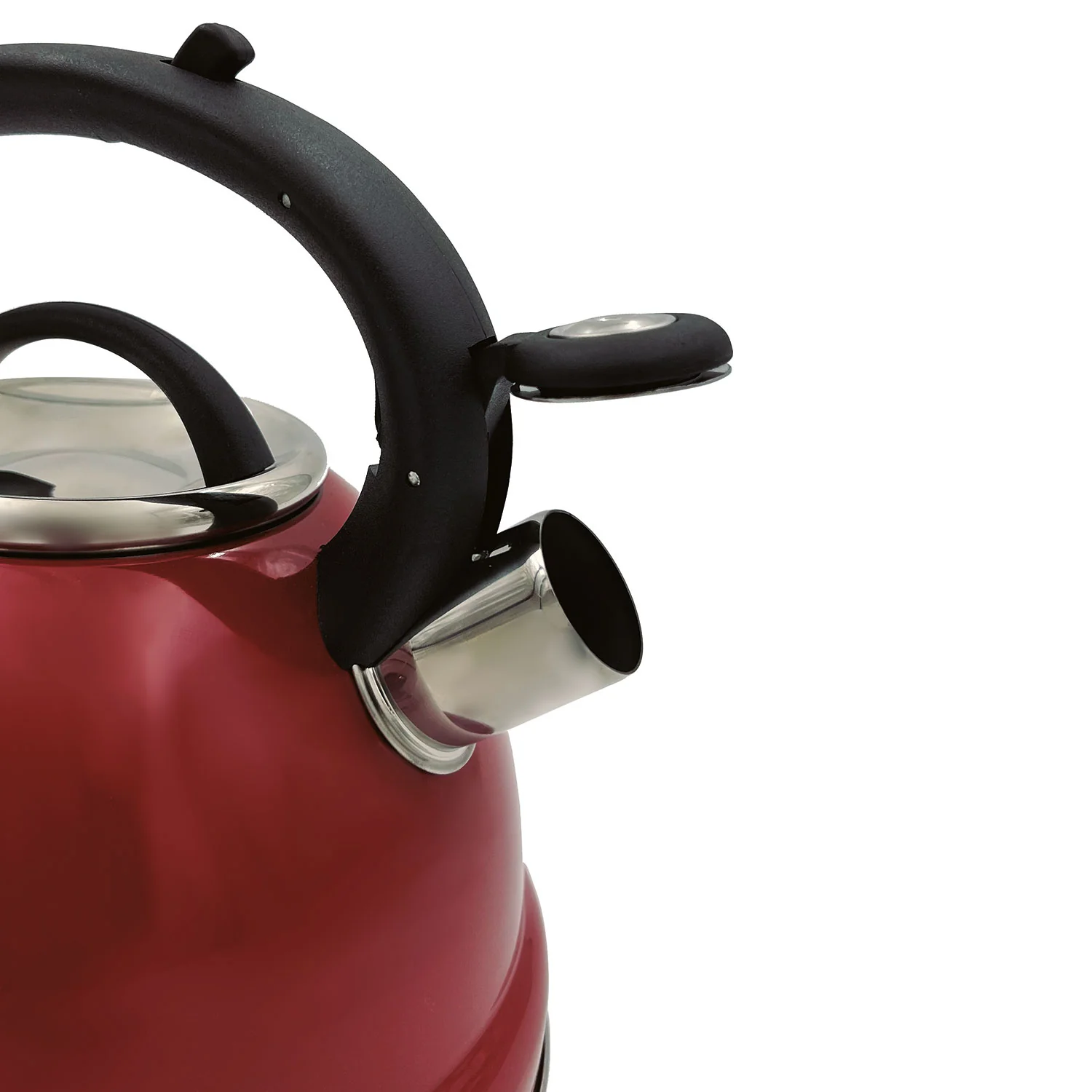 TETERA DE ACERO INOXIDABLE VIENA ROJA 3LT