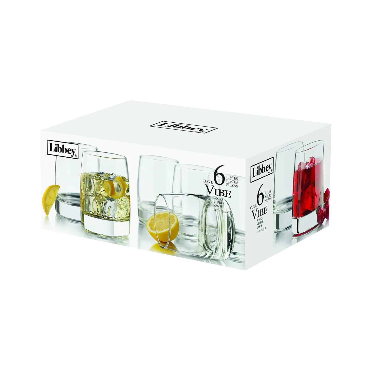SET 6 VASOS VIBE ROCK 355ML