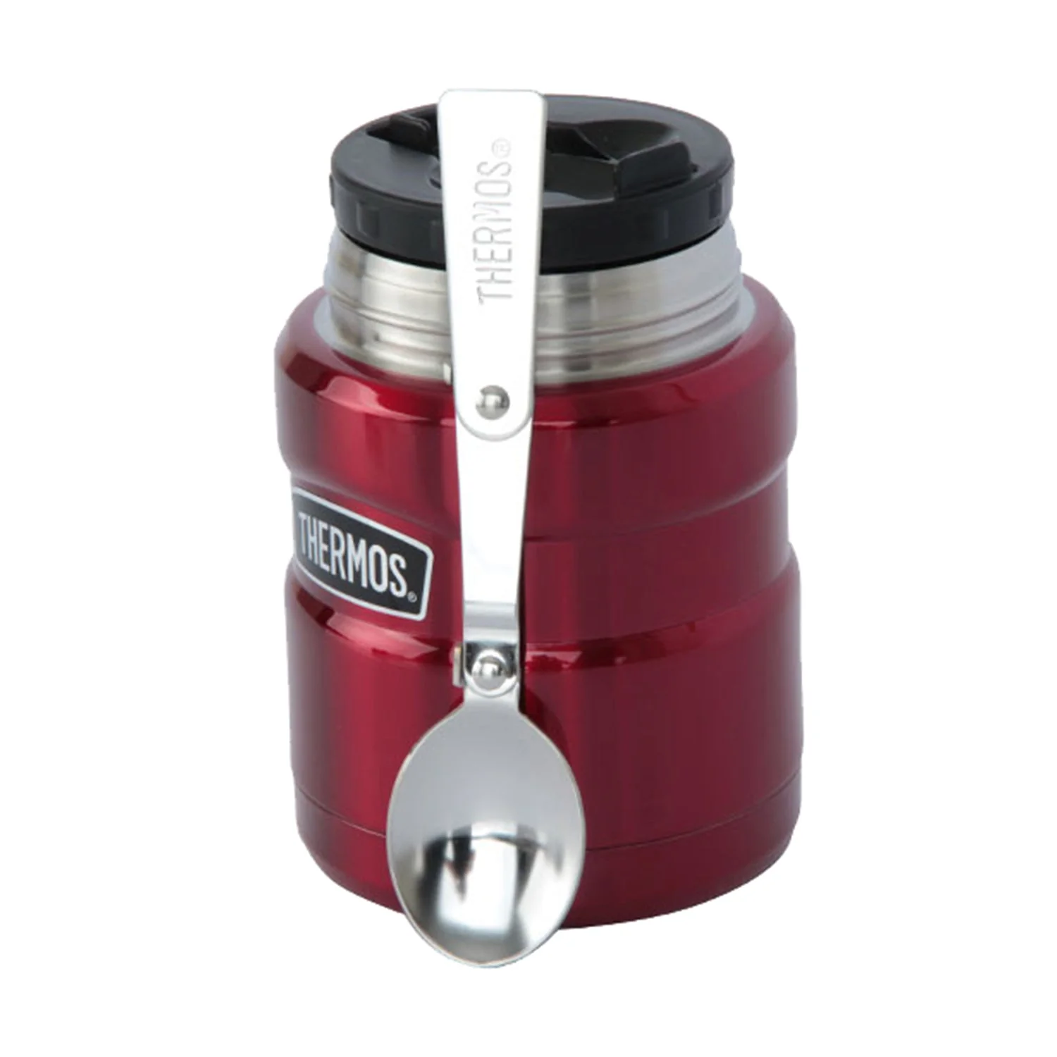TERMO COMIDA 470ML KING ACERO INOX ROJO
