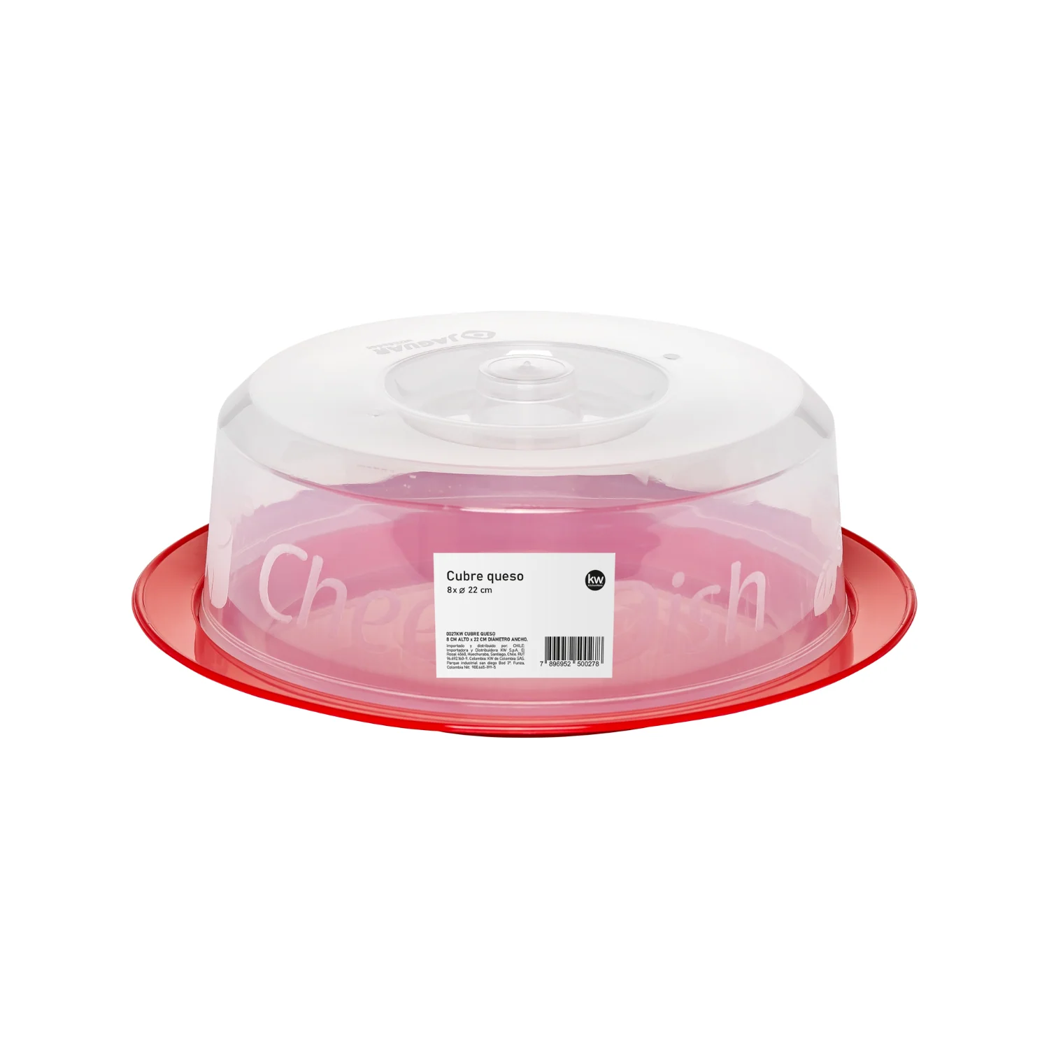 CUBRE QUESO 22 CM PLASTICO