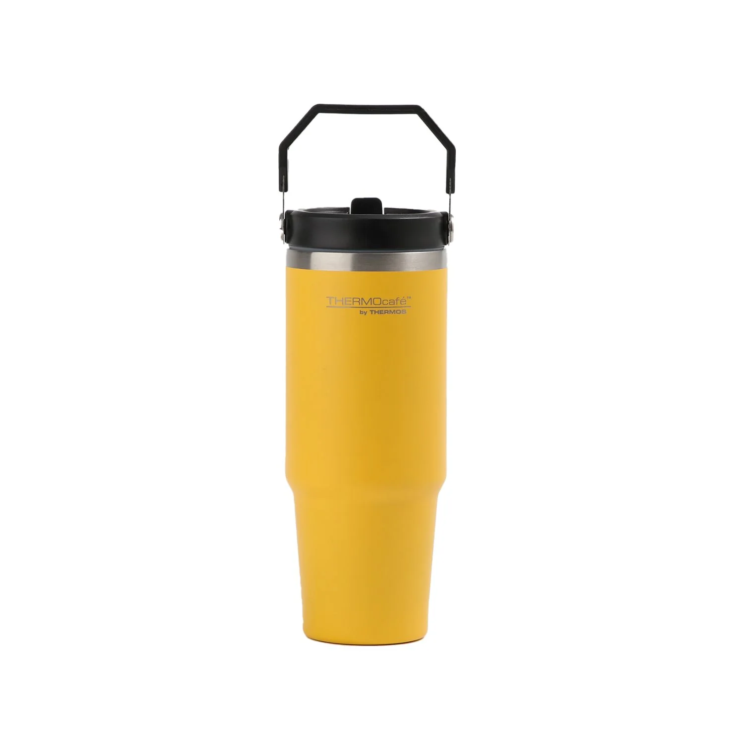 BOTELLA TRAVEL MUG FLIPLID ACERO INOXIDABLE AMARILLO 880ML