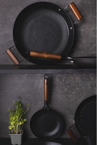 ASADOR REDONDO 32CM HIERRO PRENSADO ODIN