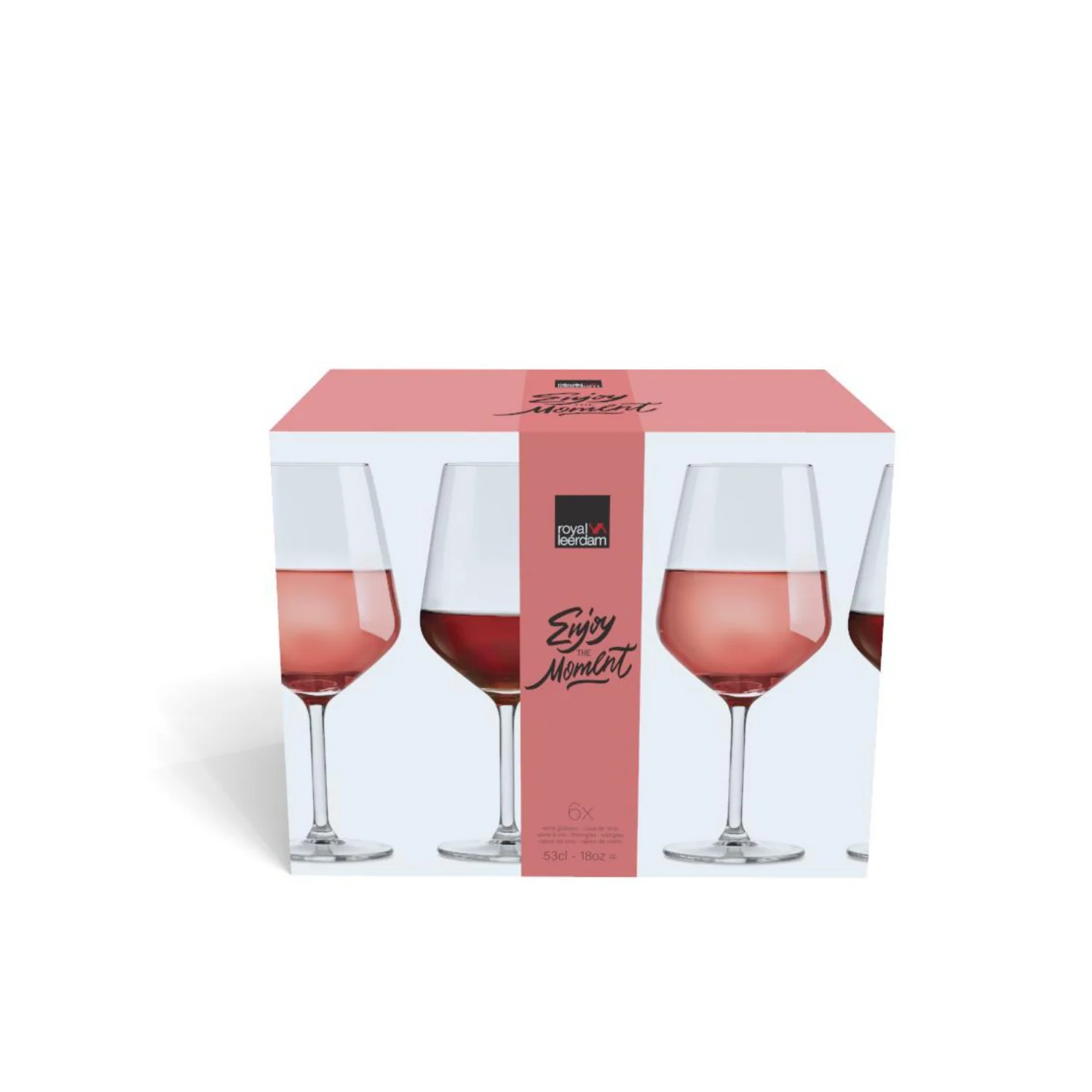 SET 6 COPAS VINO TINTO ENJOY THE MOMENT 530 ML
