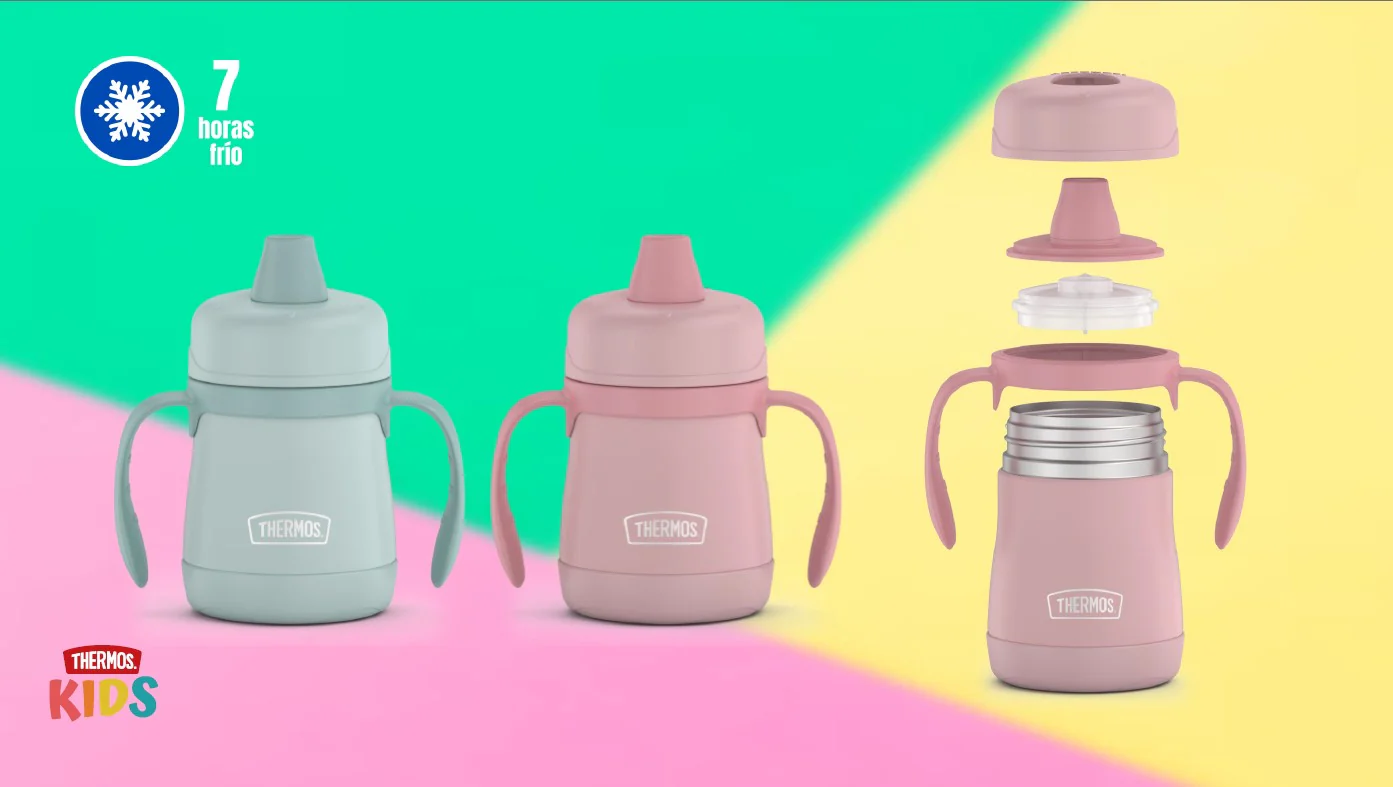 BOTELLA SIPPY KIDS 210ML MINT