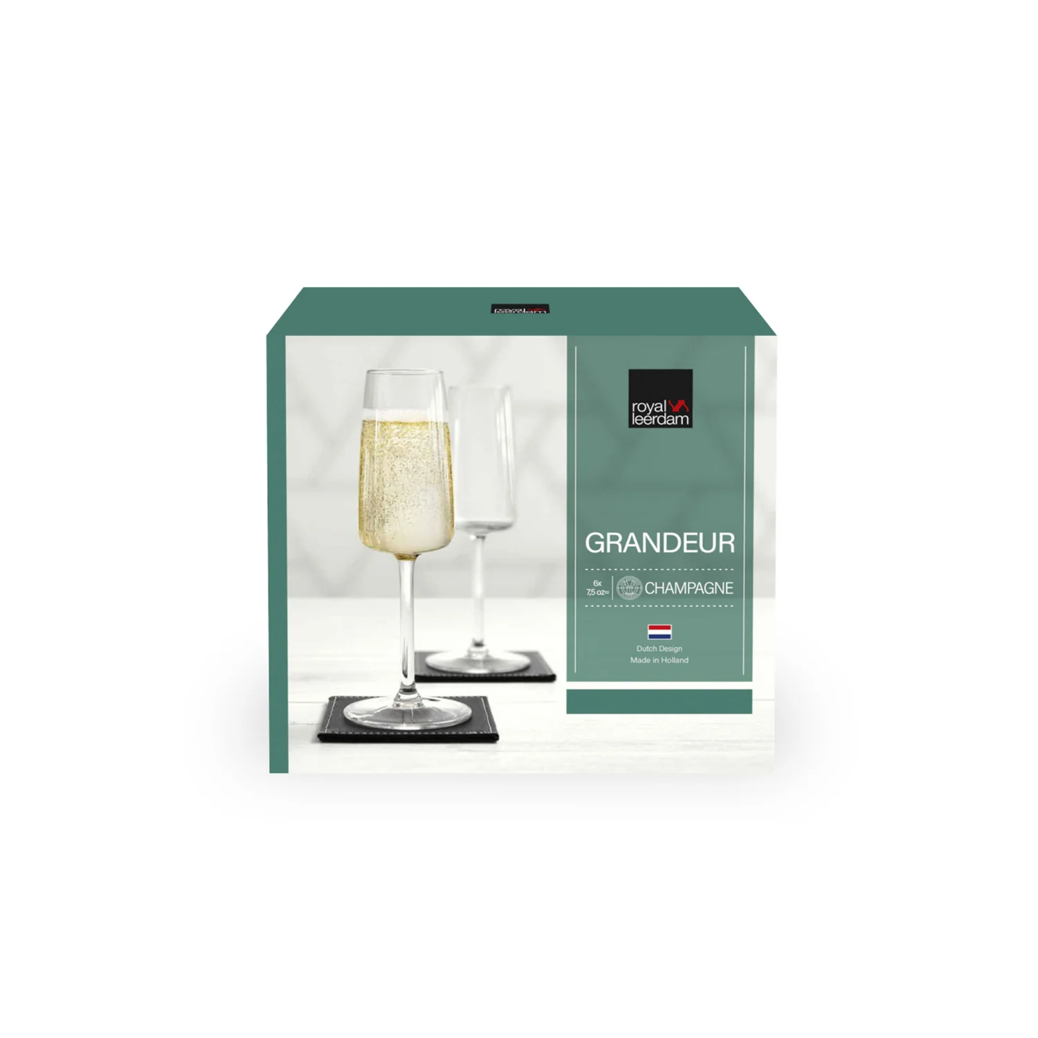 SET 6 COPAS ESPUMANTE GRANDEUR 225ML