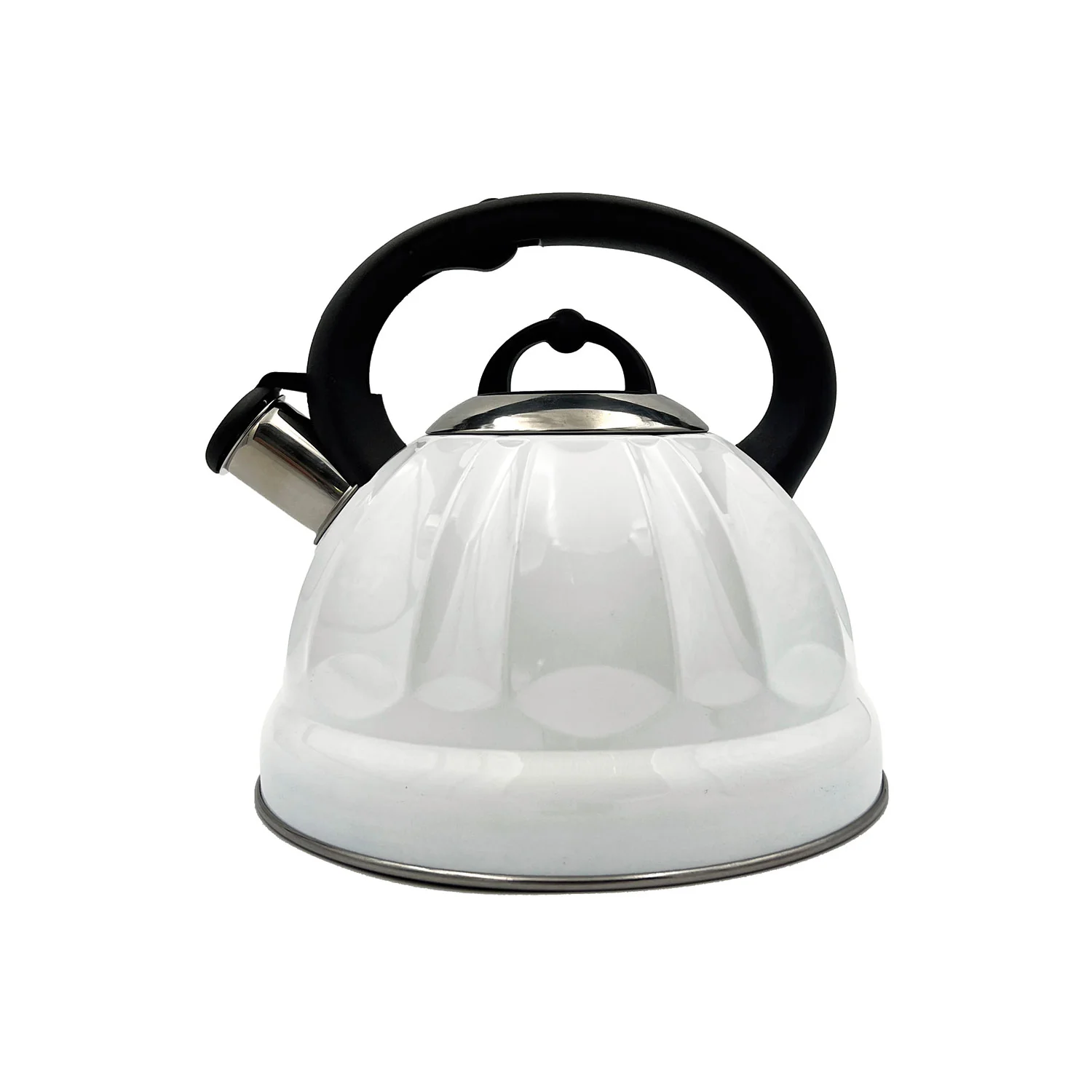 TETERA DE ACERO INOXIDABLE BARI BLANCA 3LT