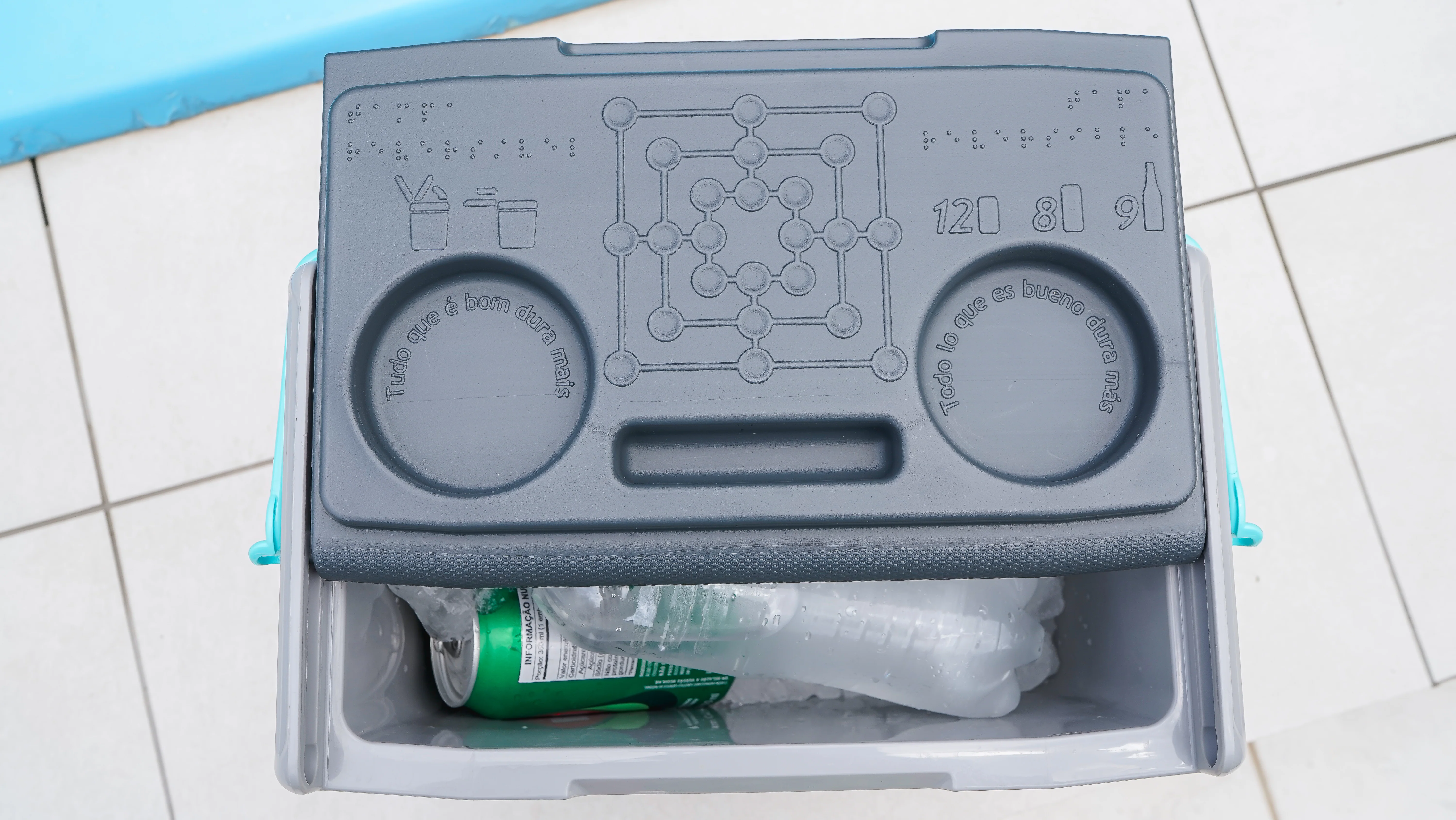 COMBO COOLER TERMOLAR 8LT, 20LT Y 32LT GRIS