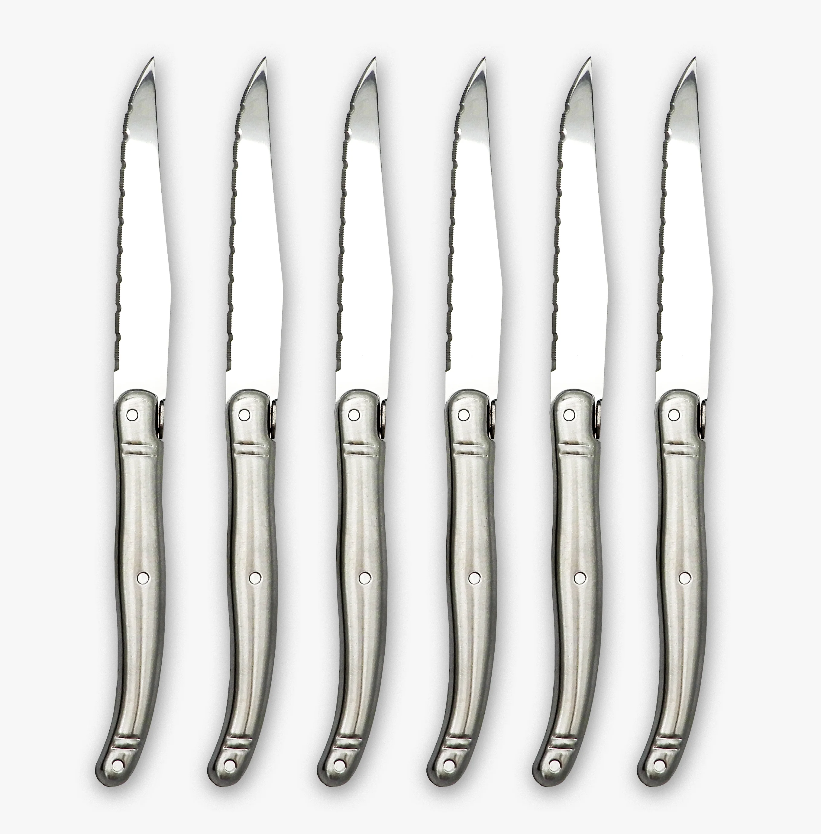 SET 6 CUCHILLOS CARNE MONTPELLIER ACERO INOX