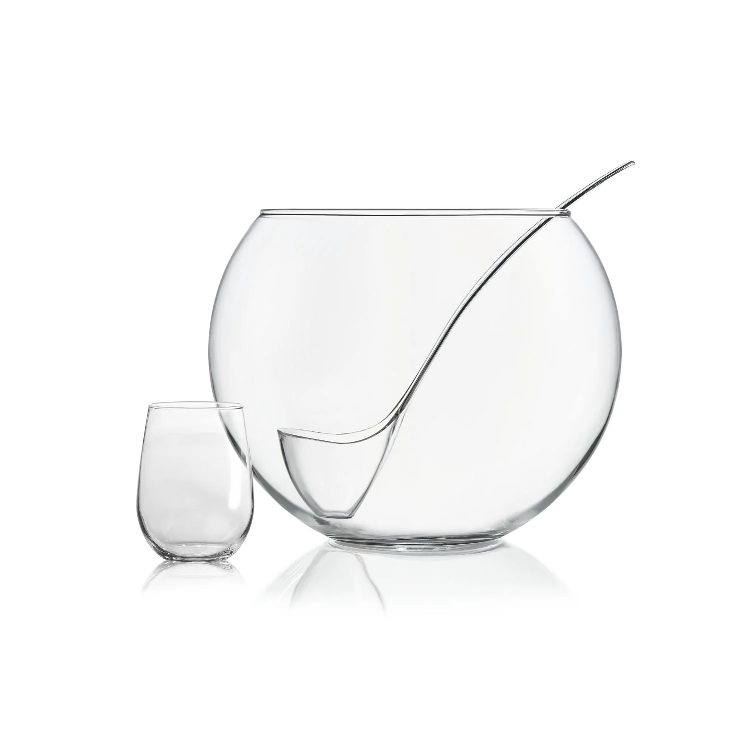 SET PONCHERA 8 PIEZAS VIDRIO 12,8 LITROS