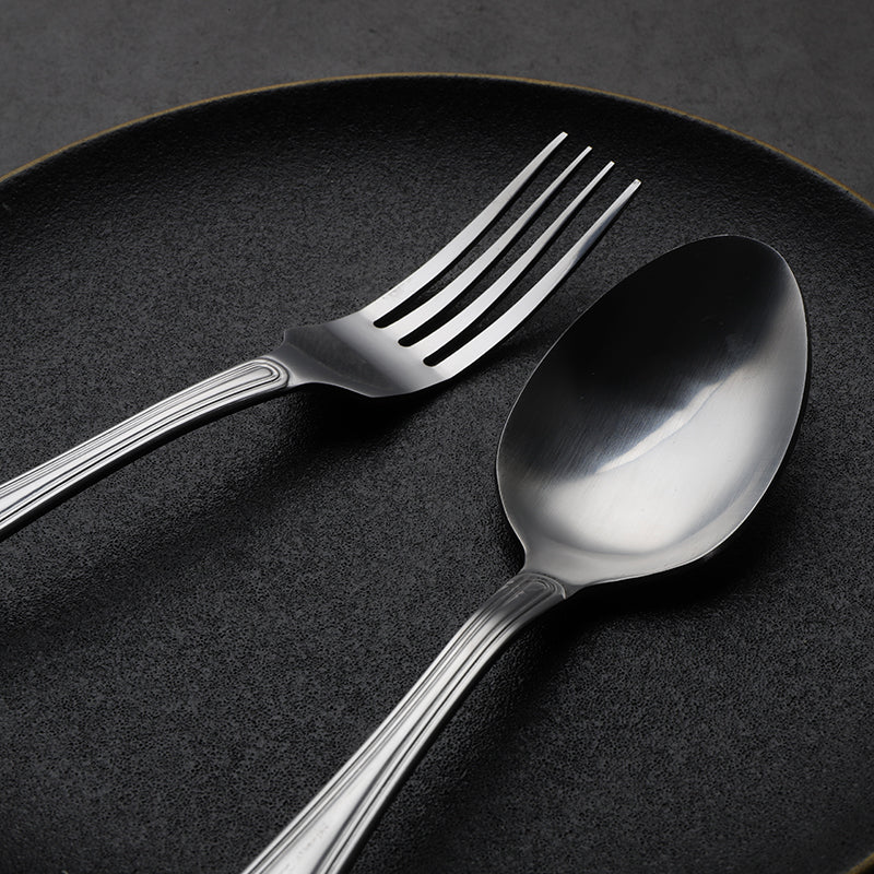 SET CUBERTERÍA 24 PIEZAS ACERO INOXIDABLE PROVENCE