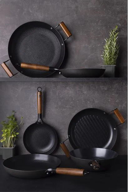 ASADOR REDONDO 32CM HIERRO PRENSADO ODIN