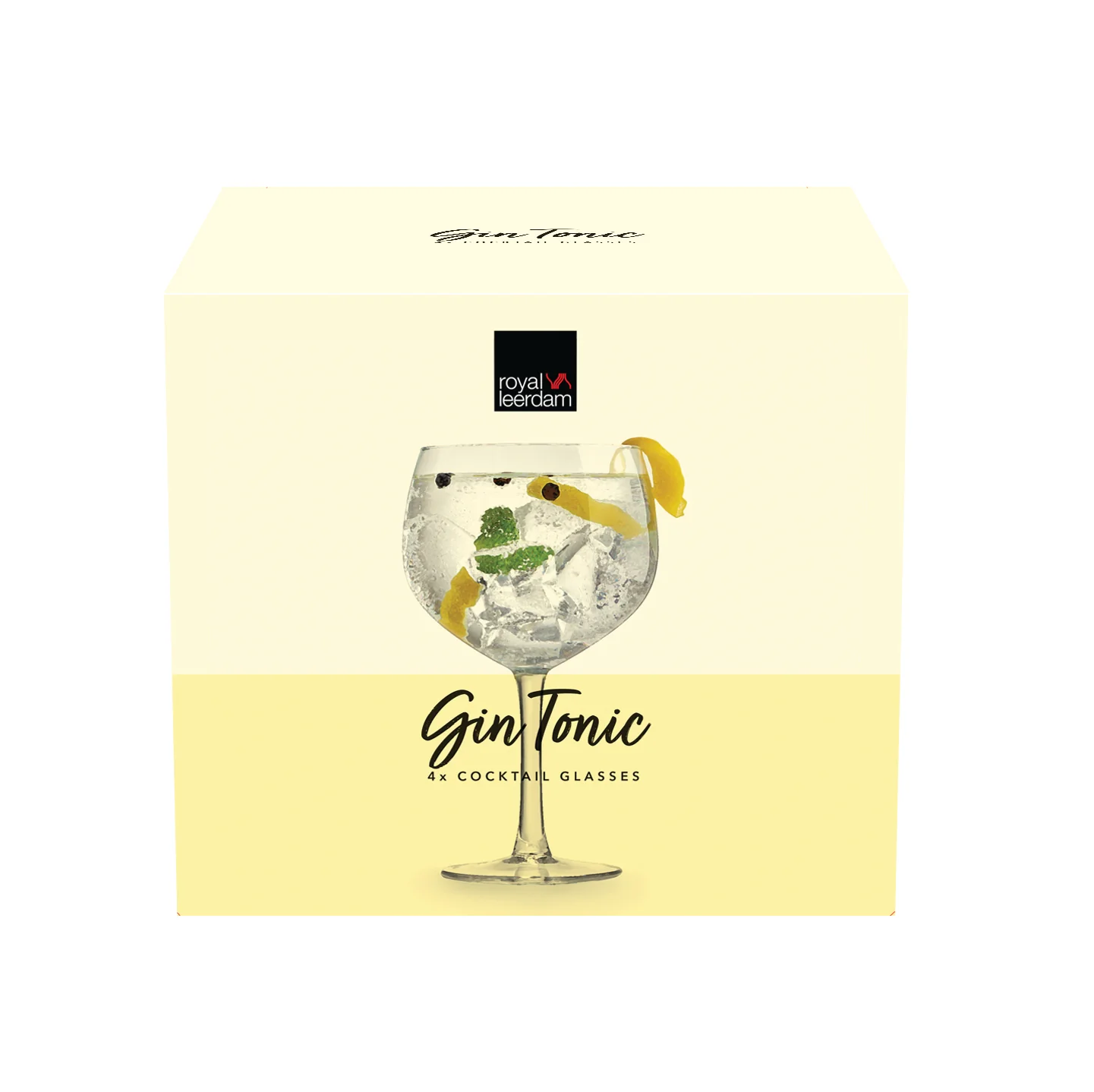SET 4 COPAS COCKTAILS - GIN & TONIC 643ML