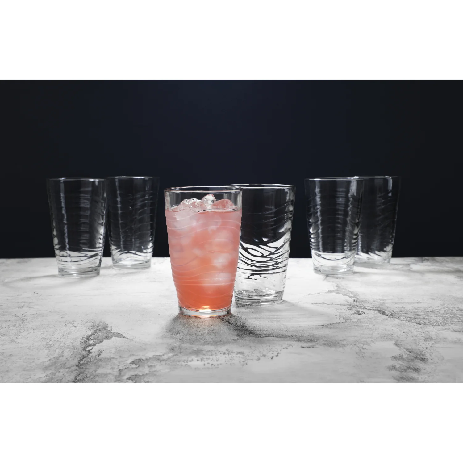 SET 6 VASOS LARGOS ORBITA 545 ML