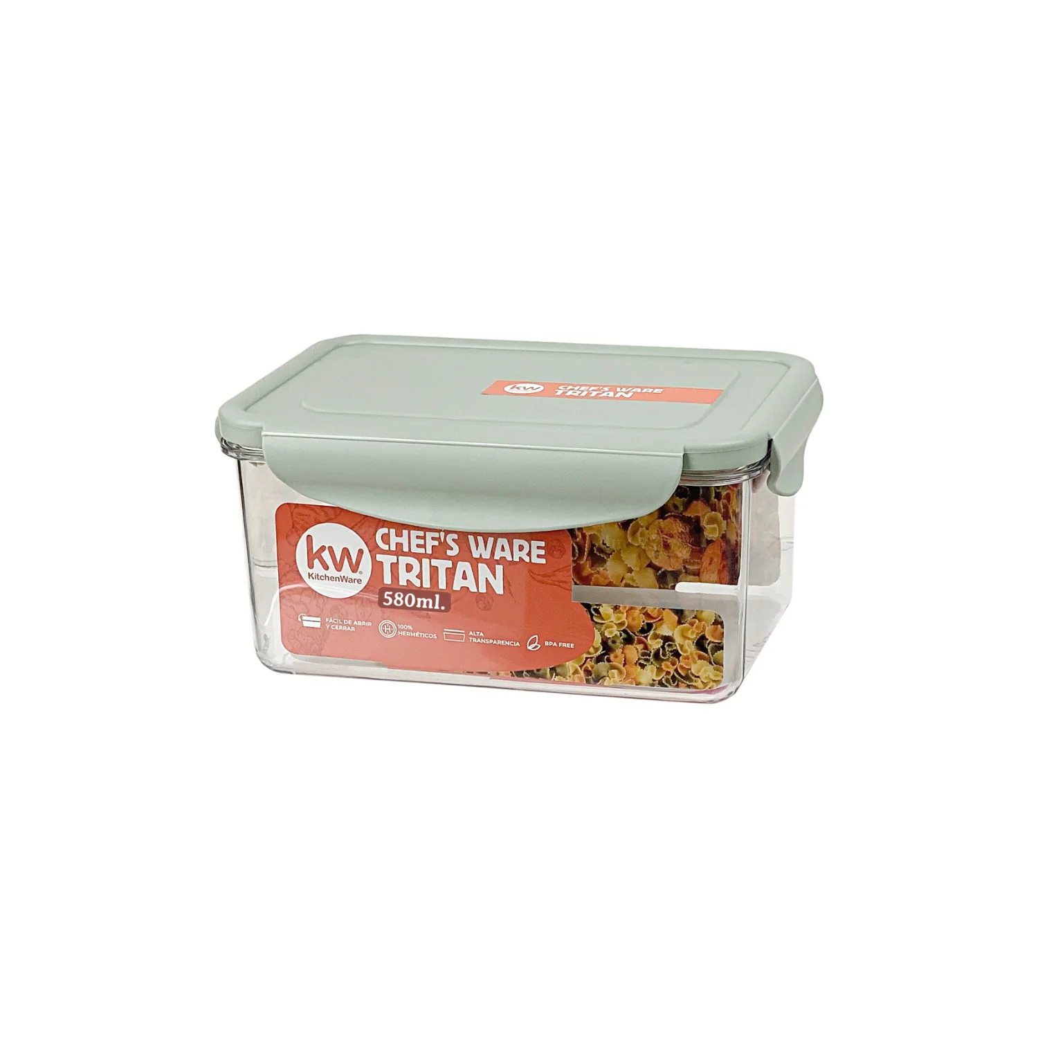 CONTENEDOR CHEF'S WARE TRITAN RECTANGULAR 580ML