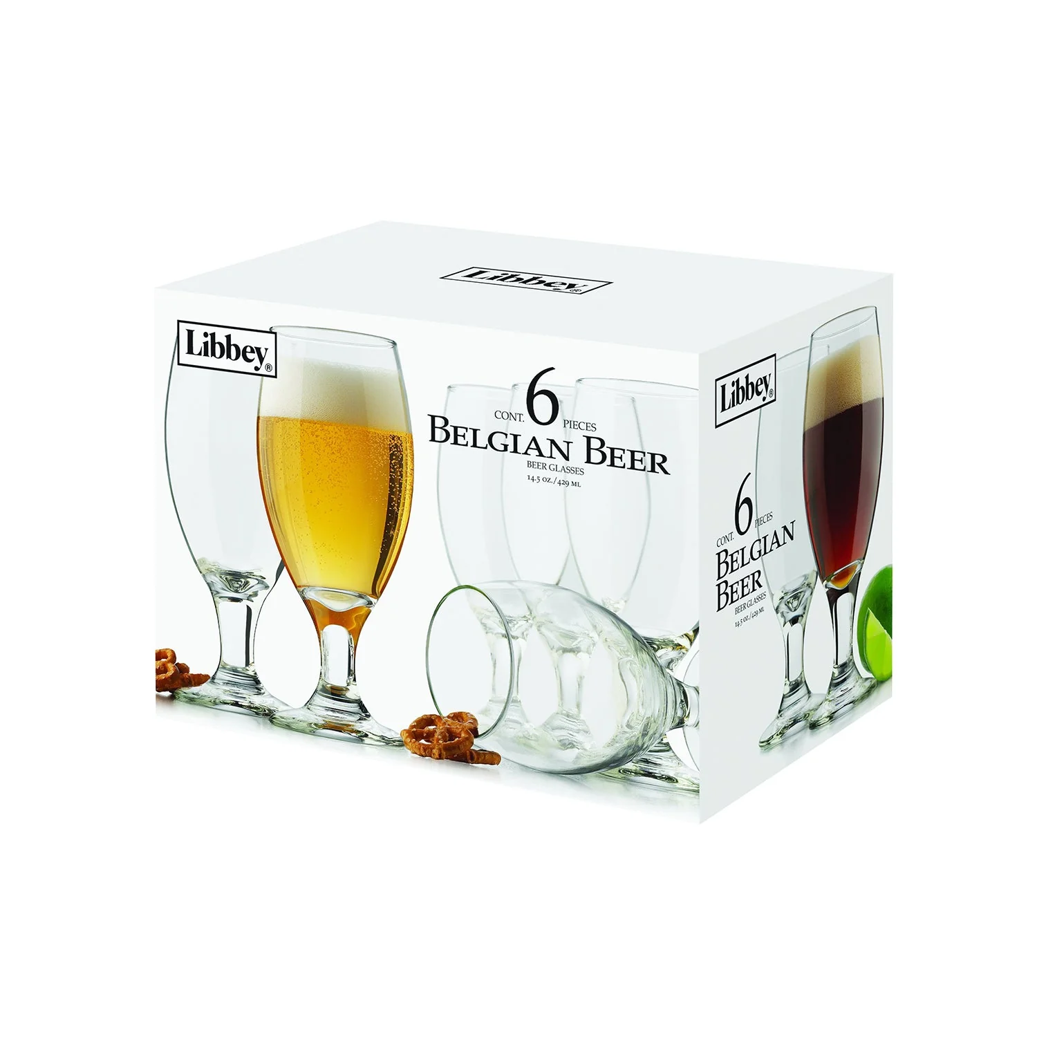 SET 6 COPAS CERVEZA BELGIAN 429ML