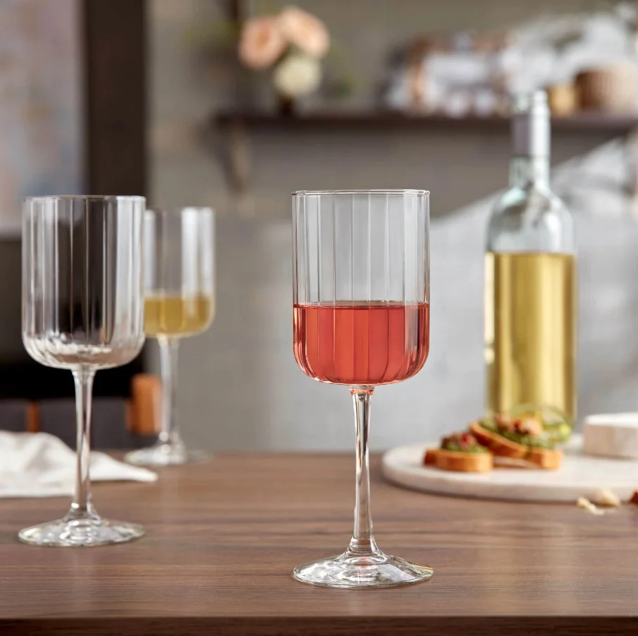 SET 4 COPAS VINO PANELLO 414 ML