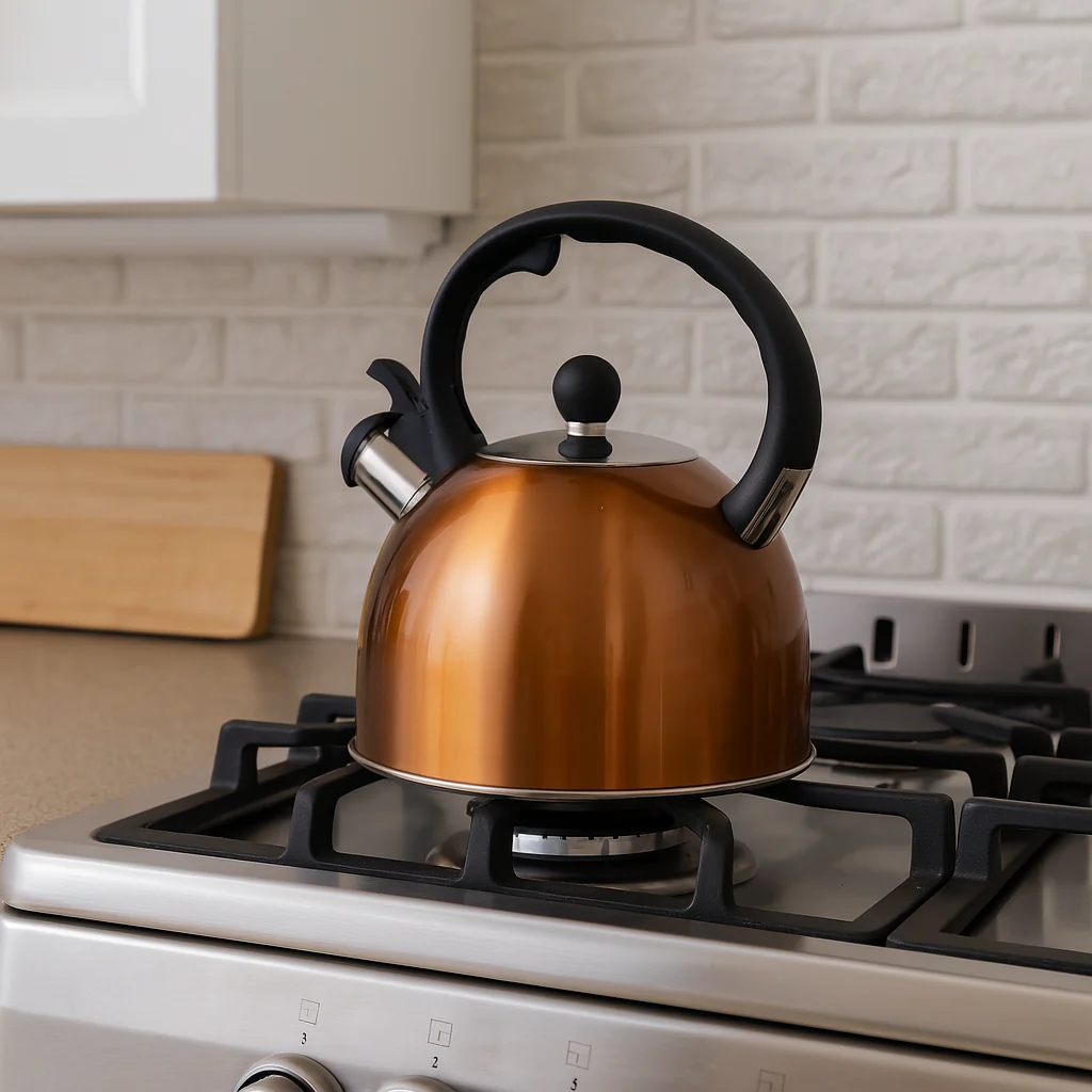 TETERA DE ACERO INOXIDABLE CAPRI COBRE 2,5LT