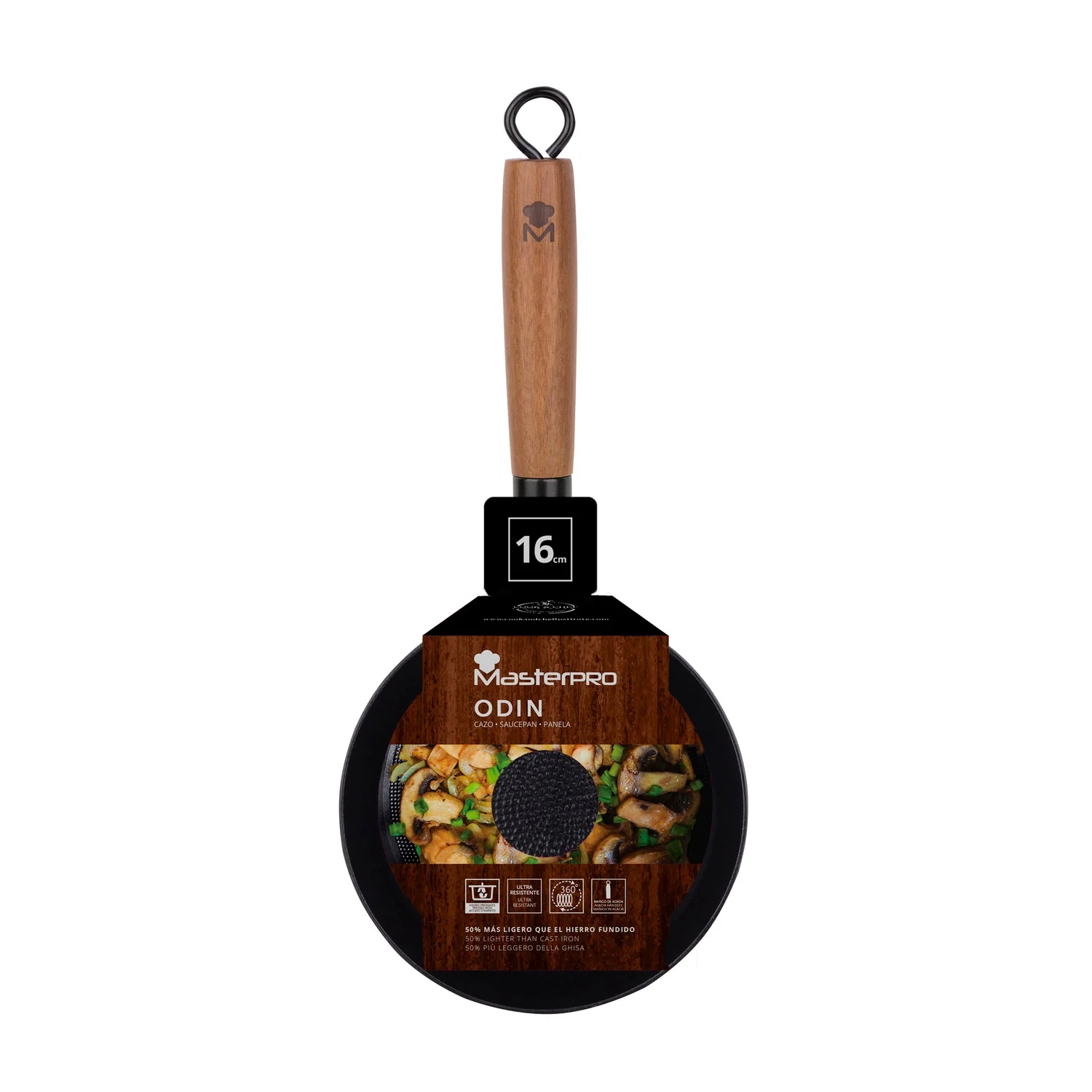 CAZO 16 CM HIERRO PRENSADO ODIN