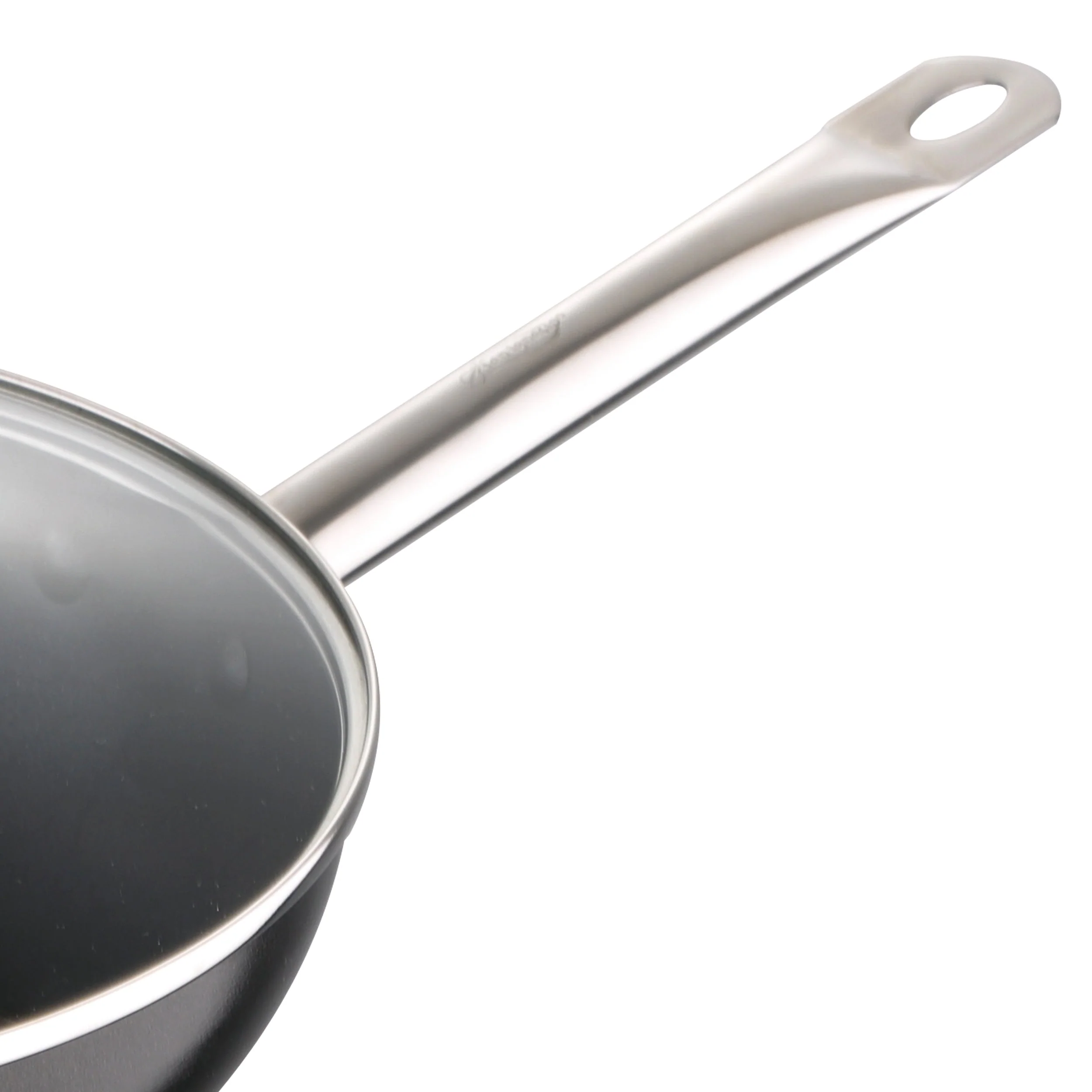 WOK 28X8 CM ALUMINIO PRENSADO PRO CHEF