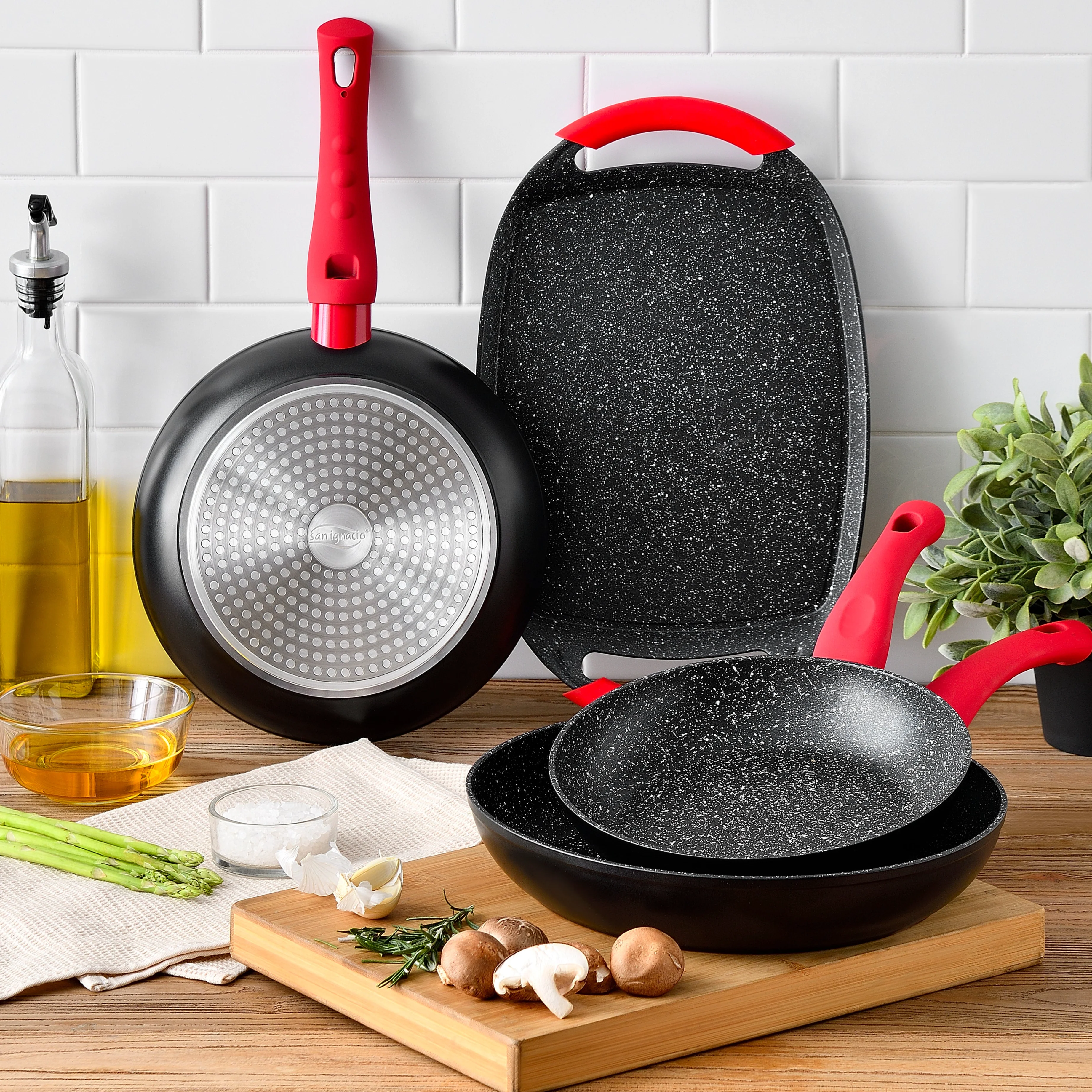 SET 2 SARTENES ALUMINIO FORJADO TOLEDO