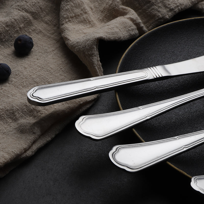 SET CUBERTERÍA 24 PIEZAS ACERO INOXIDABLE PROVENCE